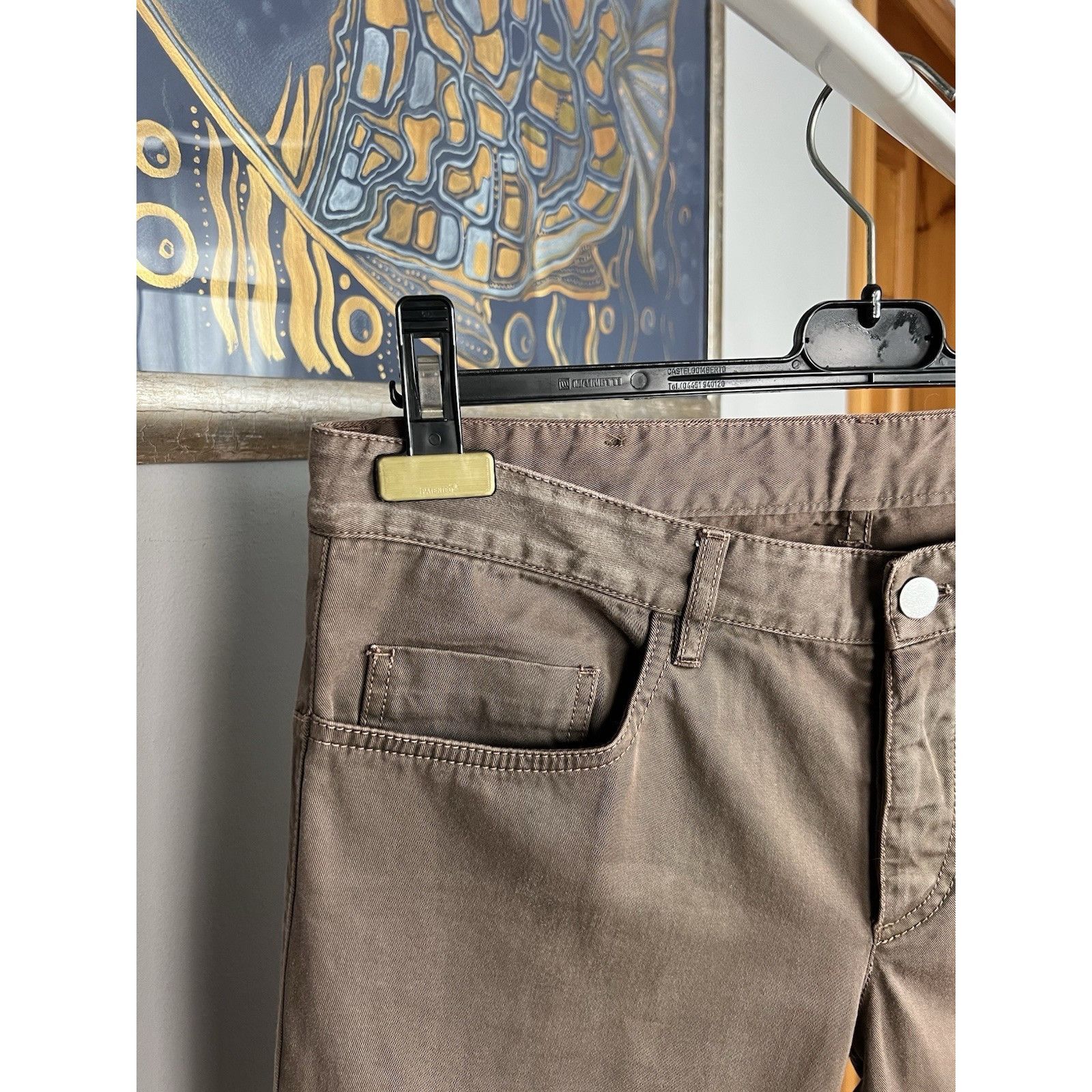 Prada Prada Milano Big Logo Brown Denim Jeans Chino Pants Size 48 Size US 32 / EU 48 - 6 Thumbnail