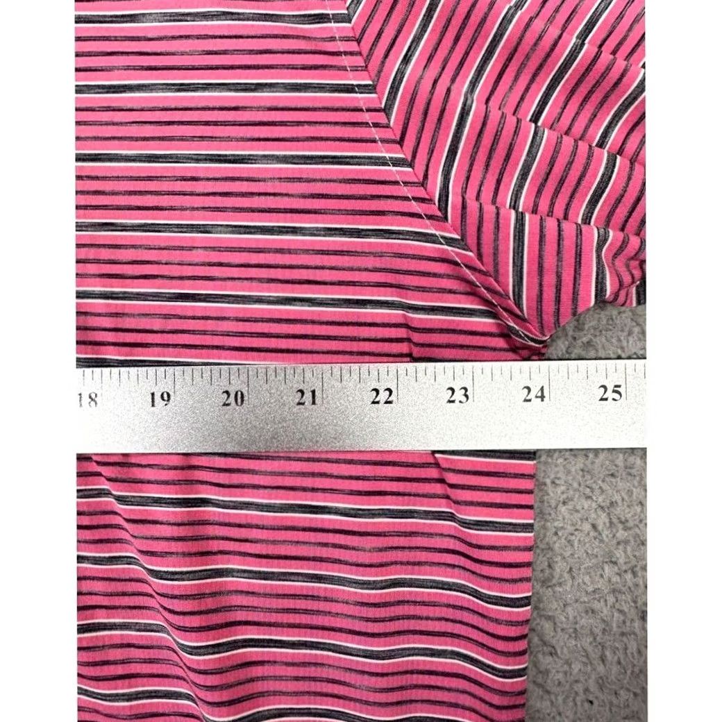 Footjoy FootJoy FJ Golf Polo Shirt Adult Large Pink Black Striped Mens Rugby Size US L / EU 52-54 / 3 - 7 Thumbnail