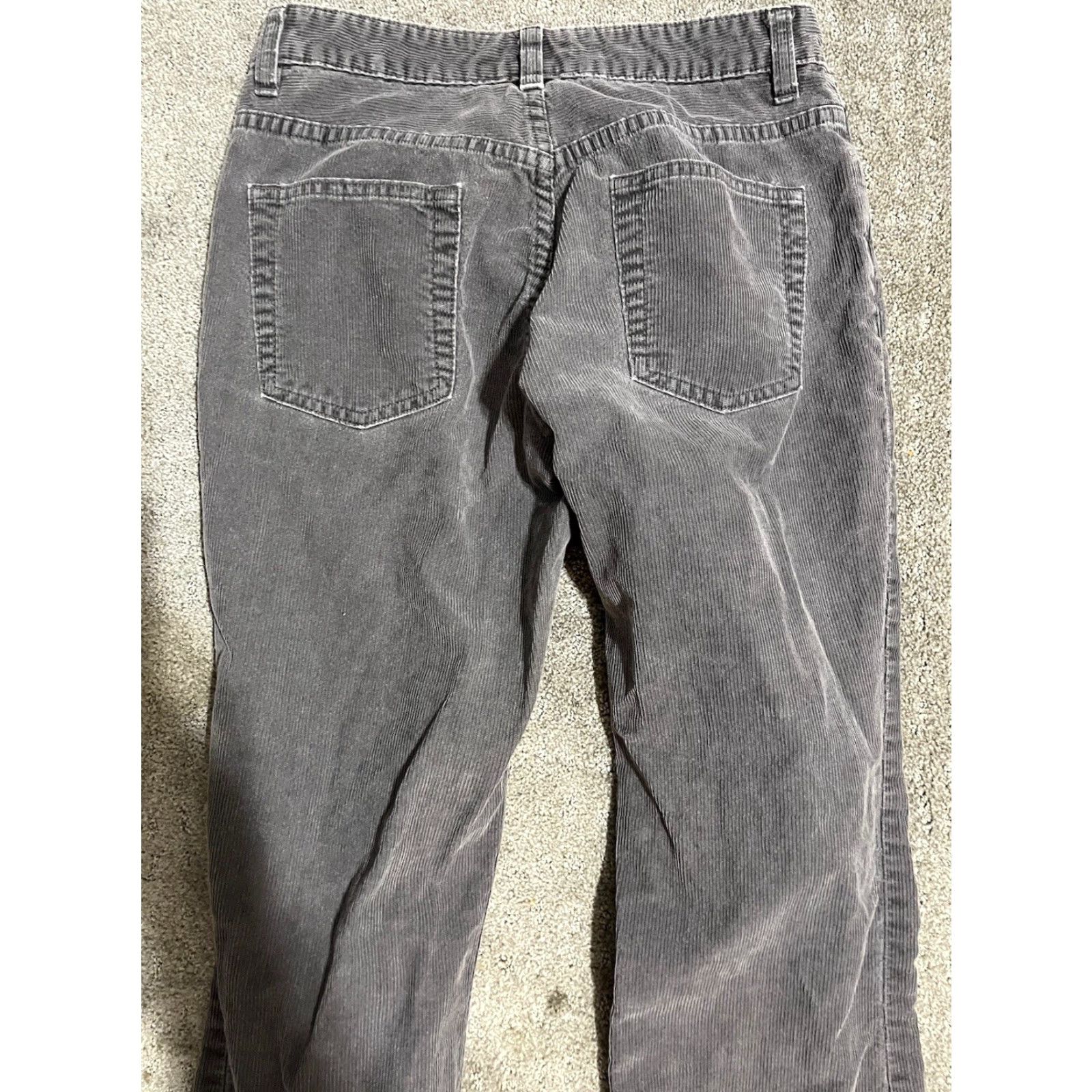 Banana Republic VINTAGE Banana Republic Gray Straight Boot Corduroy Pants Womens 2 Size 26" / US 2 / IT 38 - 2 Thumbnail