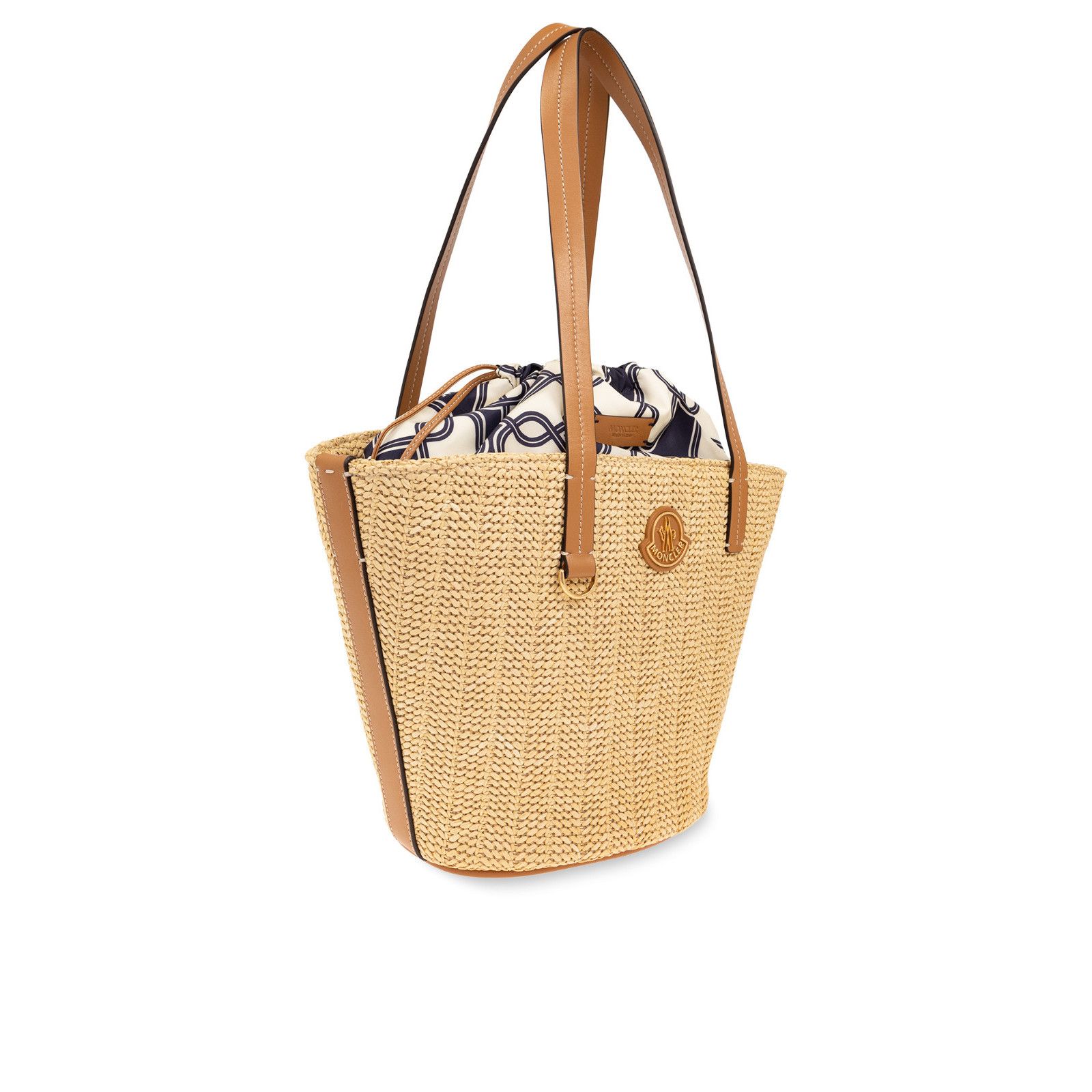 Moncler MONCLER Summer Beige Basket Raffia Shoulder Bag New Size ONE SIZE - 3 Thumbnail