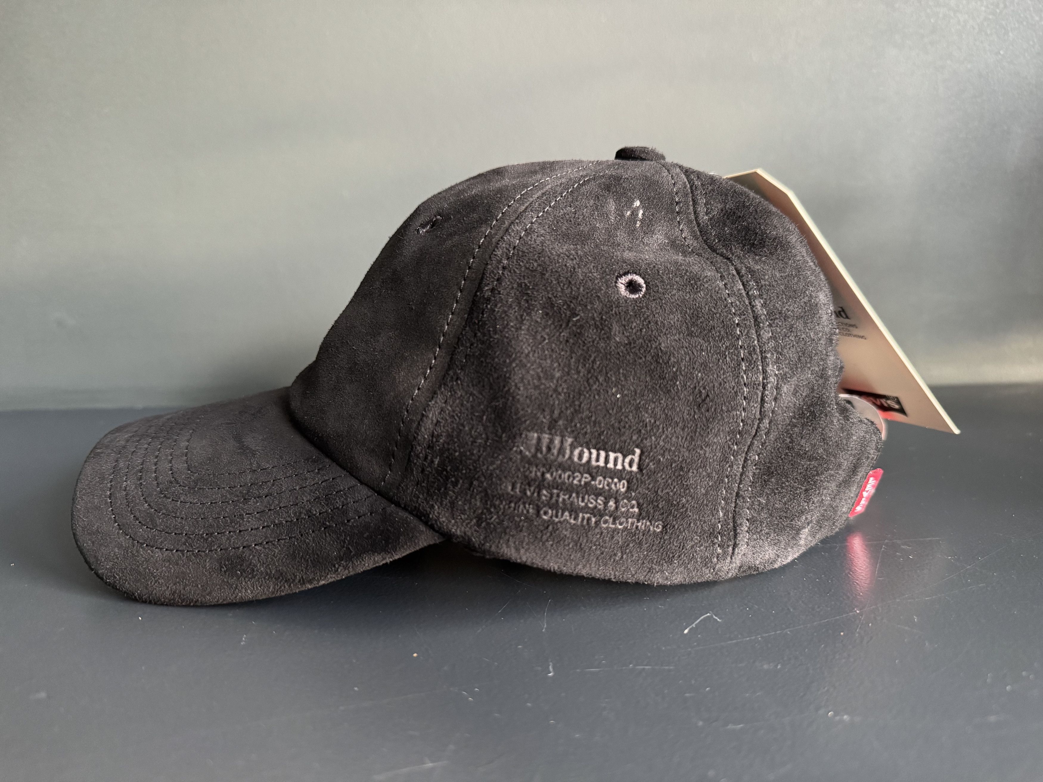 JJJJound × Levi's Levi's x JJJound Debossed-Text Suede Baseball Cap Size ONE SIZE - 5 Thumbnail