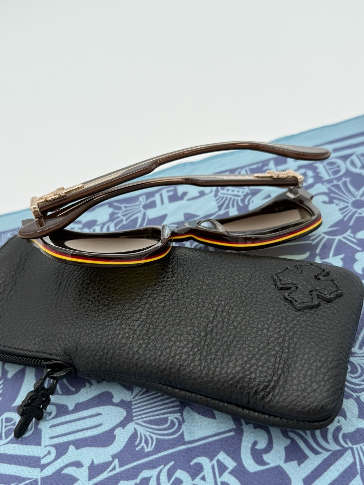 Chrome Hearts Chrome Hearts Box-Officer Glasses 18k Gold Size ONE SIZE - 7 Thumbnail