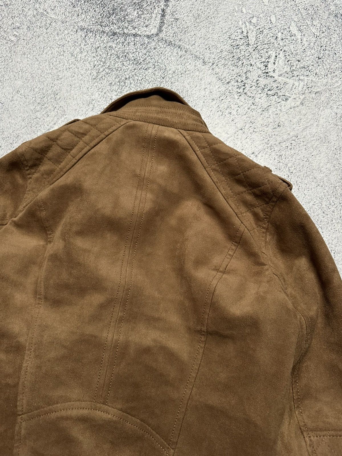 Abercrombie & Fitch Y2K Biker Jacket Style Rick Owens Opium Size S / US 4 / IT 40 - 15 Thumbnail