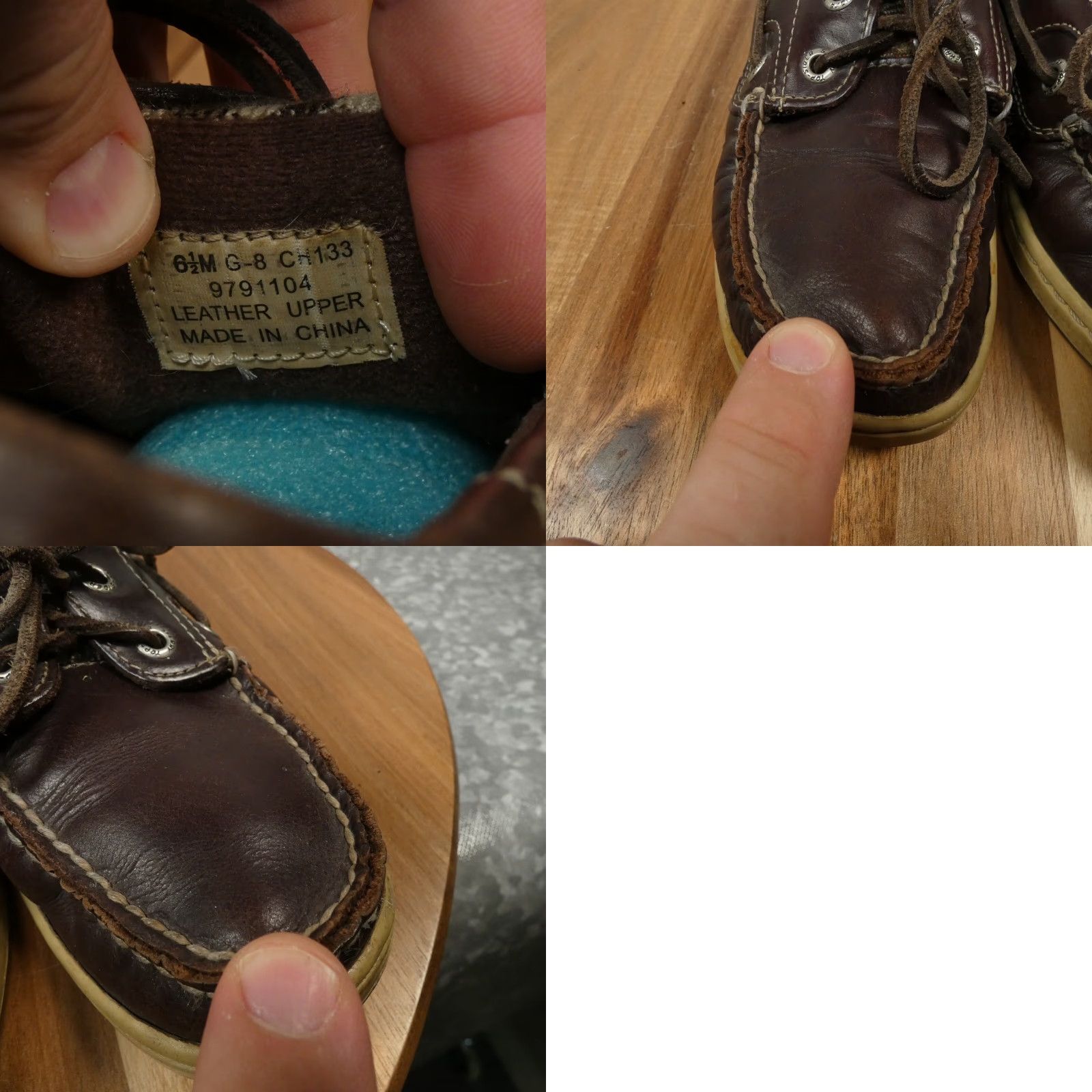 Sperry Sperry Top Sider Loafer Womens 6.5M Brown Leather Slip On Boat Shoe 9791104 Size M / US 6-8 / IT 42-44 - 9 Thumbnail