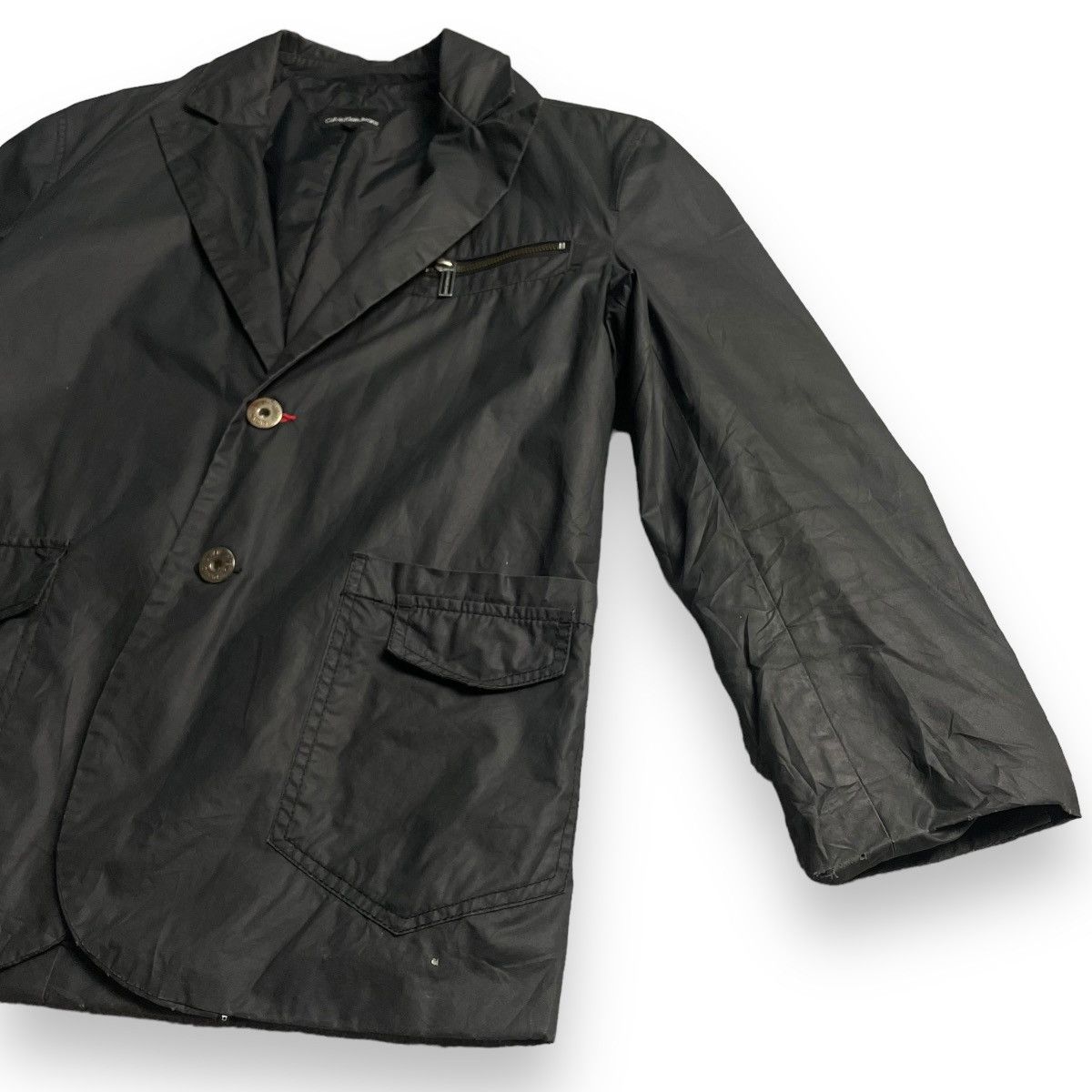 Calvin Klein VINTAGE CALVIN KLEIN PVC LEATHER PADDED BLAZER COAT JACKET Size US M / EU 48-50 / 2 - 5 Thumbnail