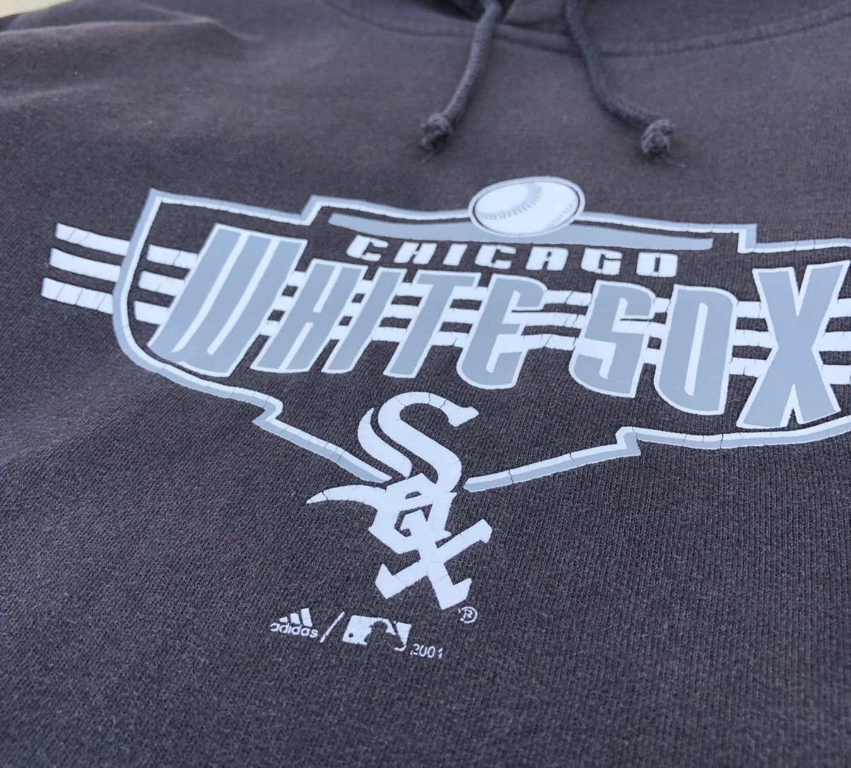 Vintage VTG FADED Adidas x MLB Chicago WhiteSox Baseball Sweatshirts Size US M / EU 48-50 / 2 - 4 Thumbnail