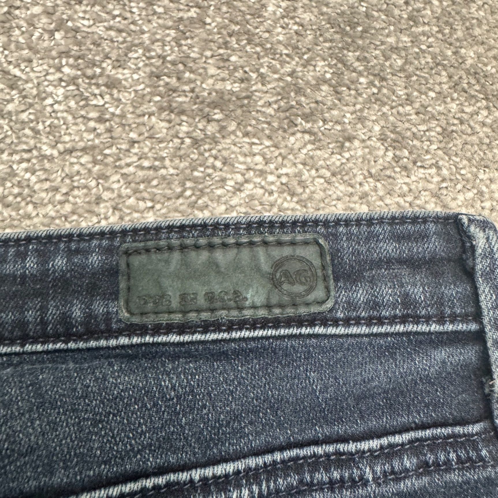 Denime AG Adriano Goldschmied The Prima Mid Rise Cigarette Denim Jeans Womens 6R Blue Size 28" / US 6 / IT 42 - 7 Thumbnail