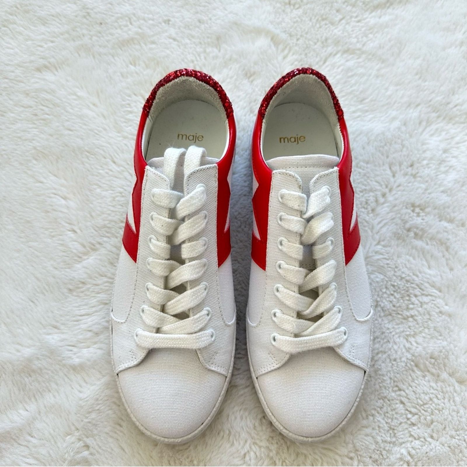 Maje NEW!!! MAJE women sneakers size 37 EU Size US 7 / IT 37 - 2 Thumbnail