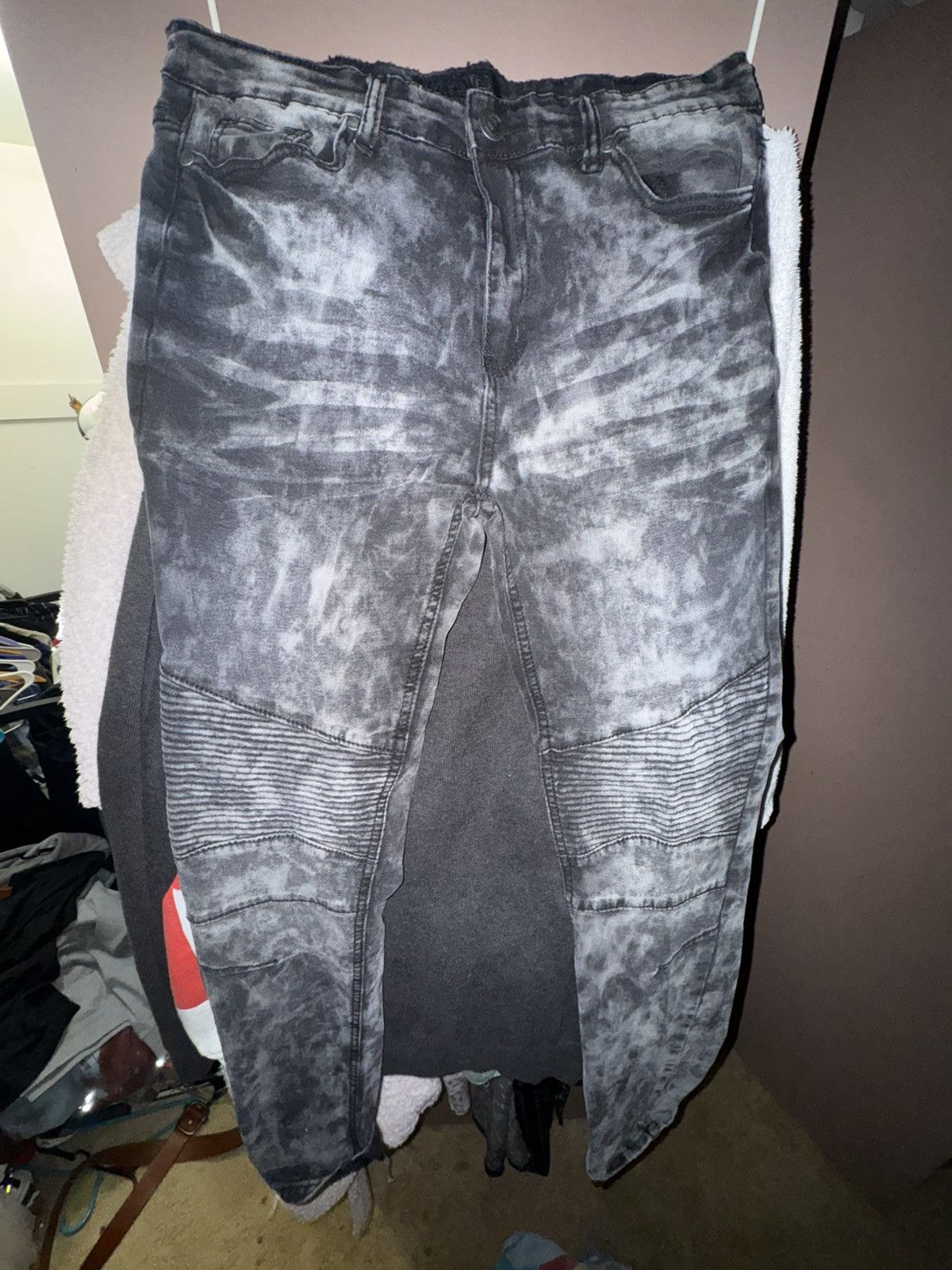 Other Slim Black Grey Wash Jeans Size US 34 / EU 50 - 4 Thumbnail