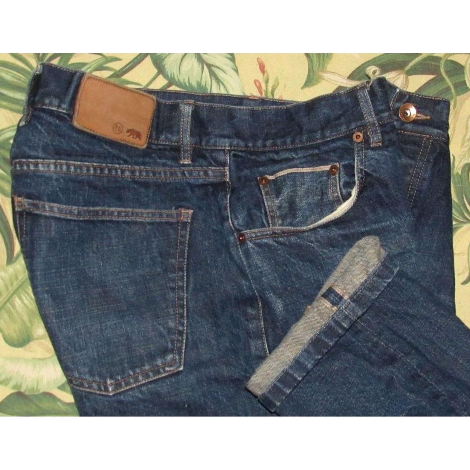 Taylor Stitch Taylor Stitch Denim Jeans Slim Fit 33 x 30 Button Fly Men Blue Denim Jeans Slim Fit 33 x 30 Mens Size US 33 - 2 Thumbnail