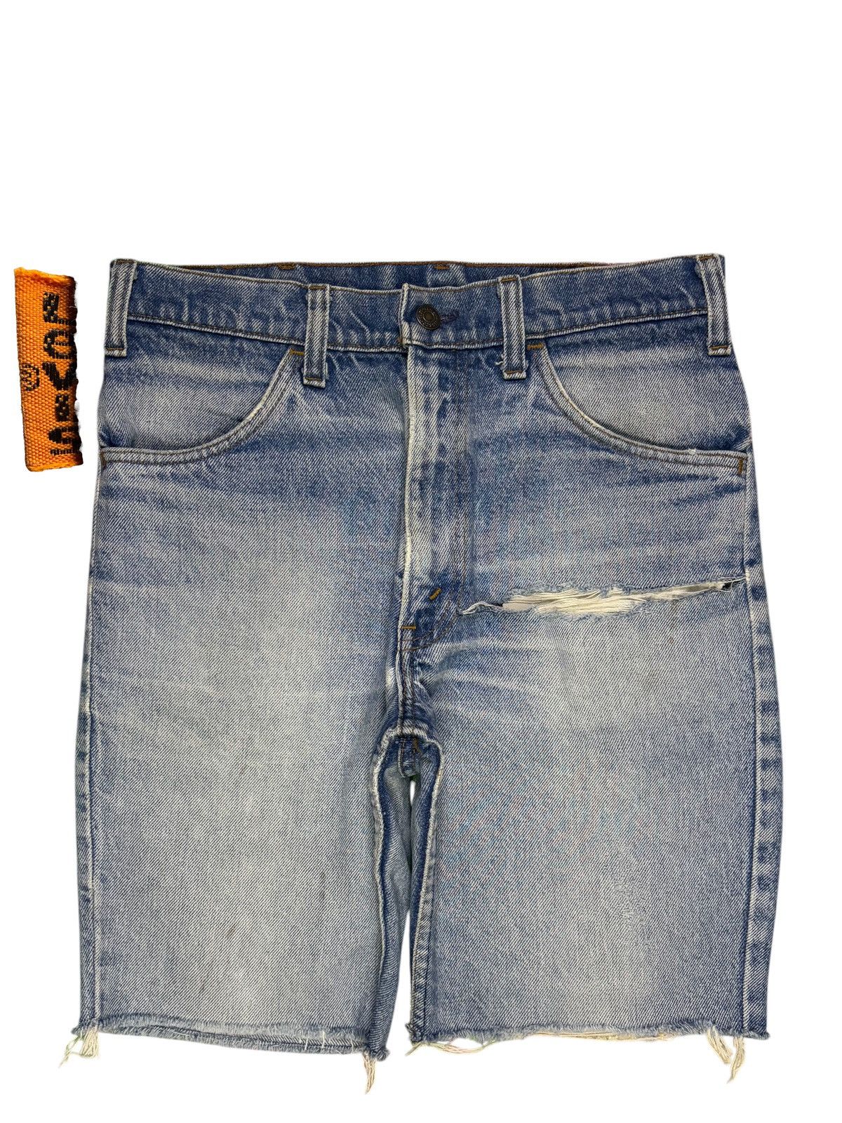 Vintage 90s Levis Orange Tab Button 33 Loose Jean Shorts