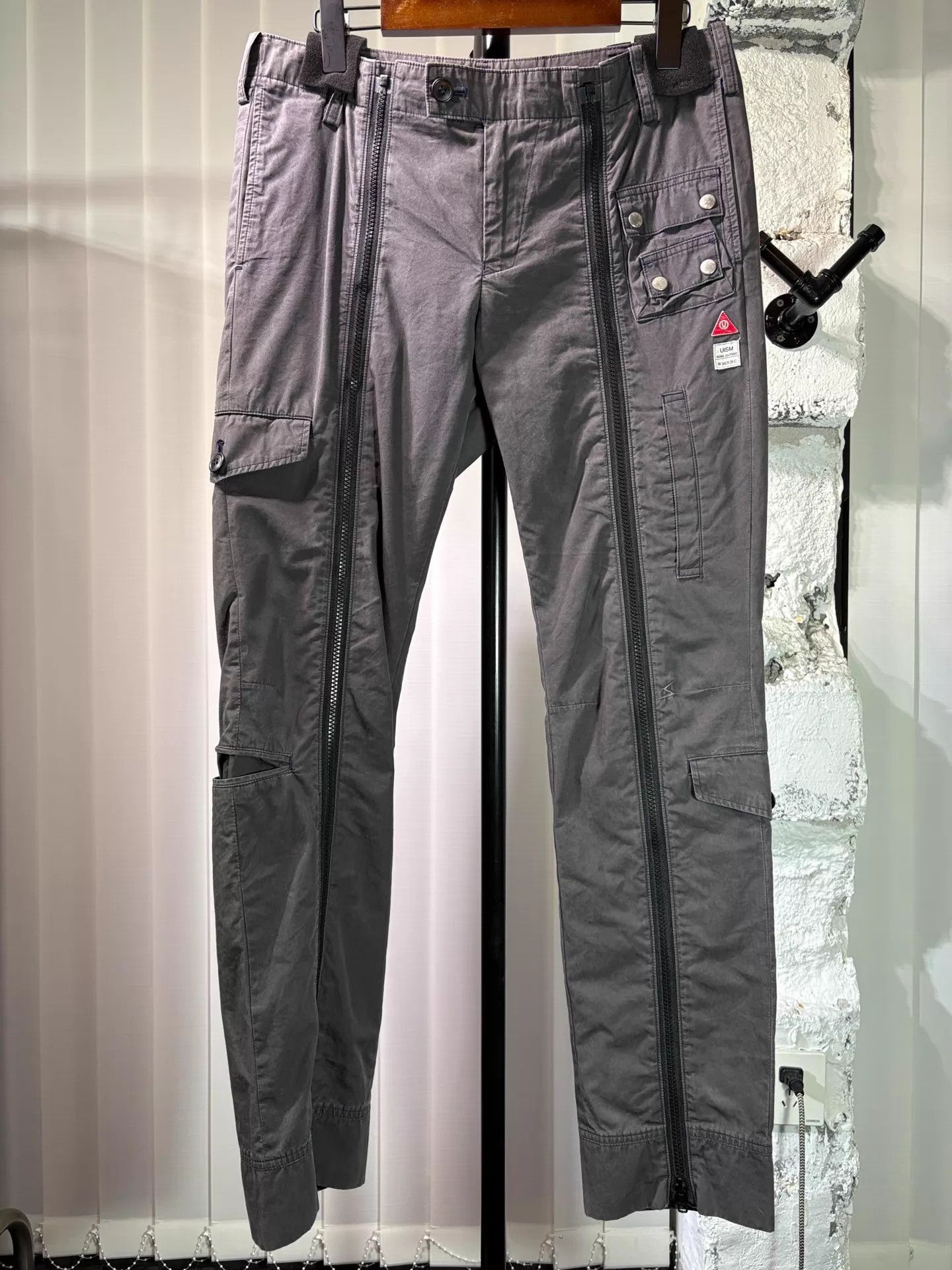 Undercover Undercover Undercoverism 09SS Long Zip Cargo Pants Size US 32 / EU 48 - 1 Thumbnail