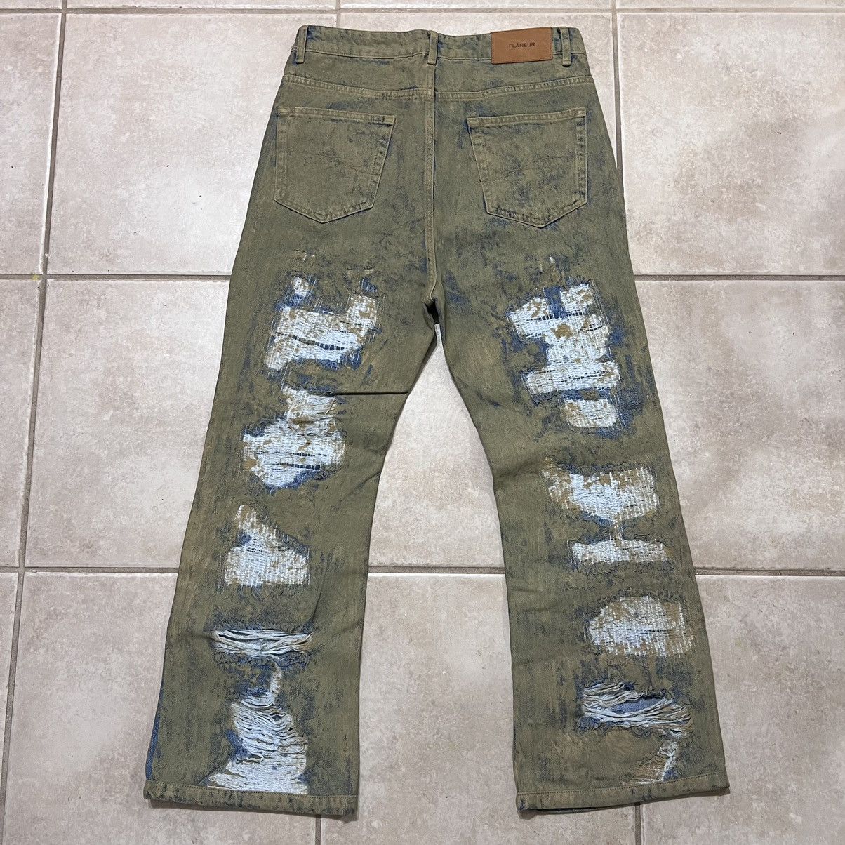Other Size 32 - Flaneur Repaired Metropole Bootcut Flared Jeans FH Size US 32 / EU 48 - 4 Thumbnail