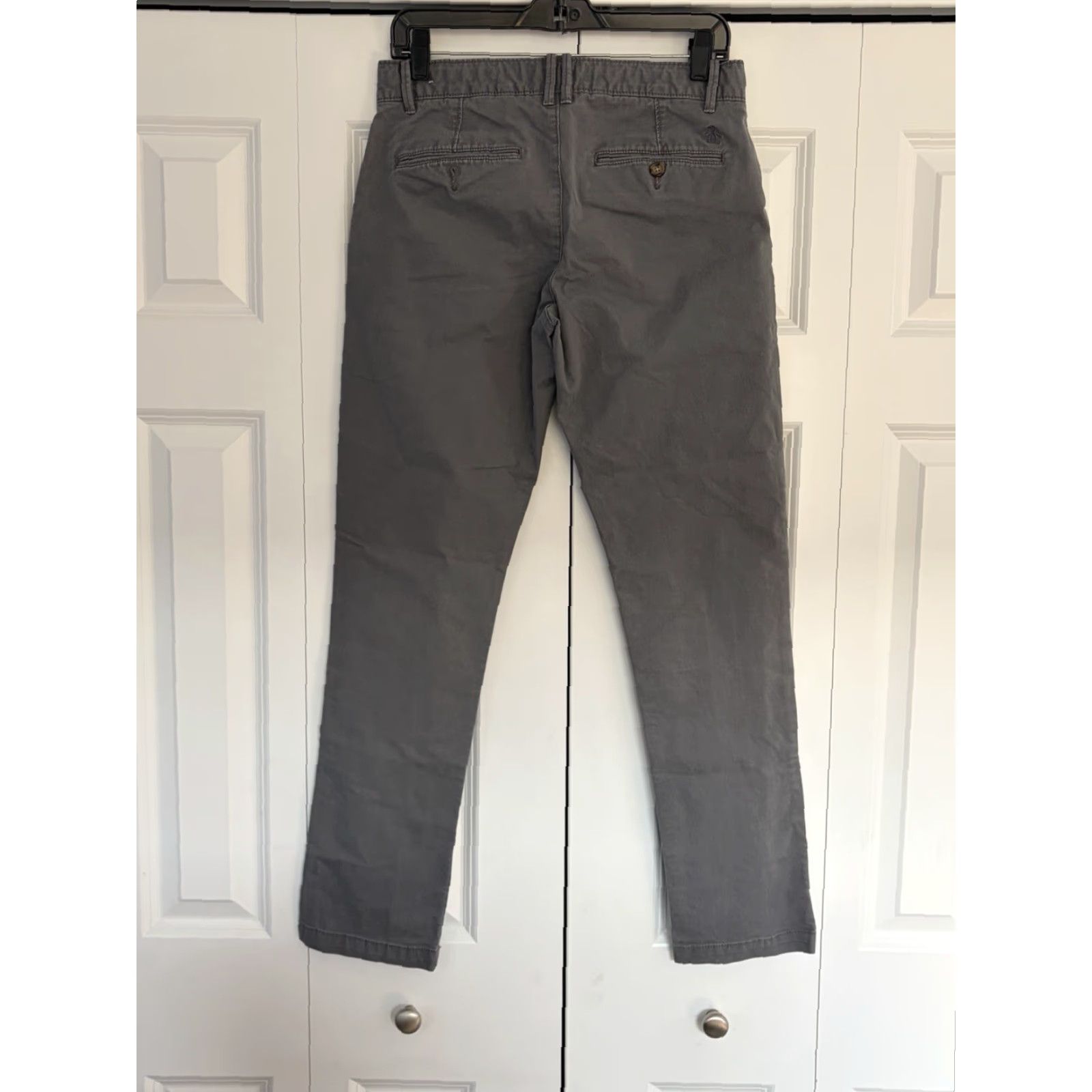 Original Penguin Original Penguin Mens Slim Fit Chino Pants 30x32 Gray Casual Pants Mens Slim Fit Chino Gray 30x32 Size US 30 / EU 46 - 2 Thumbnail