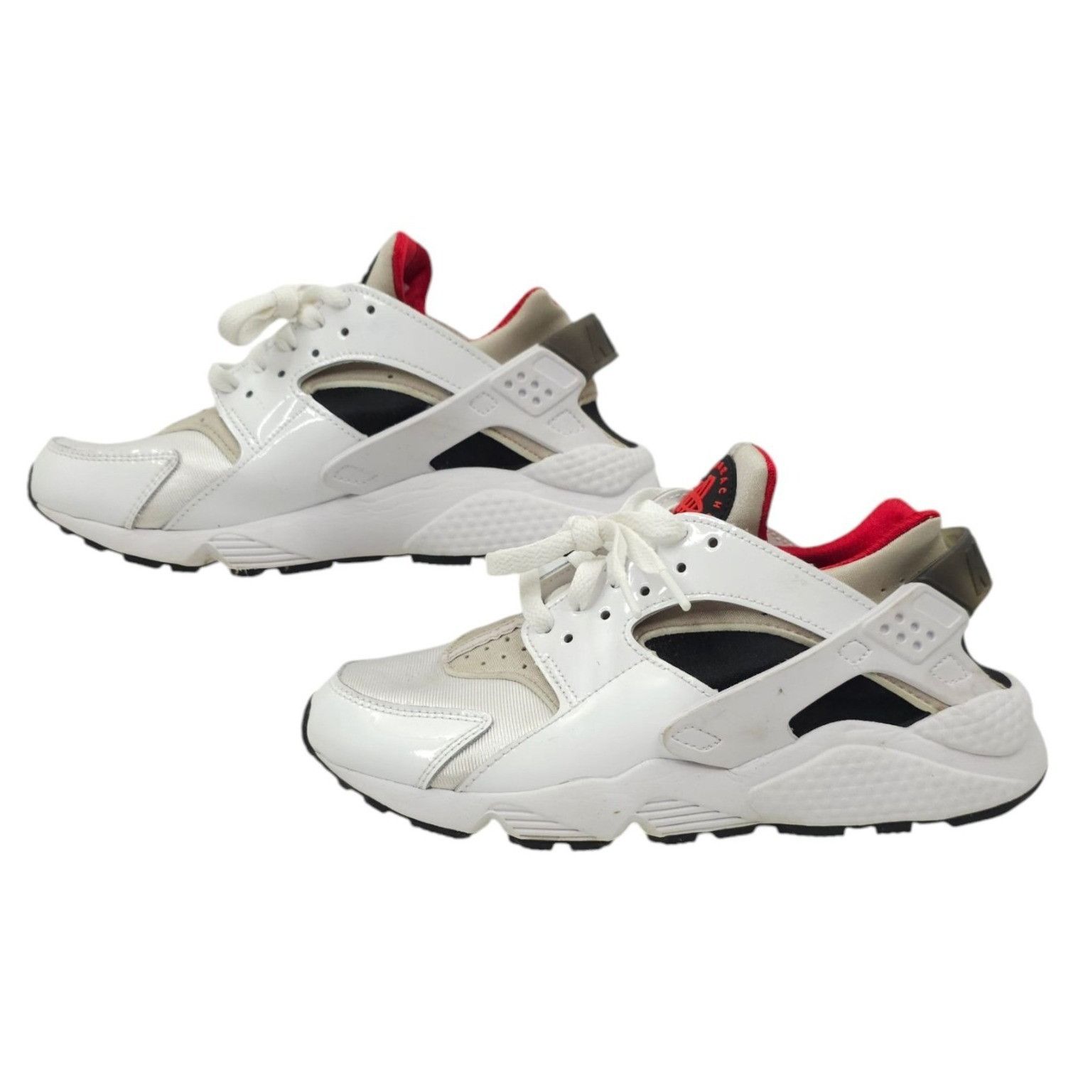 Nike Nike Air Huarache Sneakers Womens Size 7.5 White Black Iron Size US 7.5 / IT 37.5 - 1 Thumbnail
