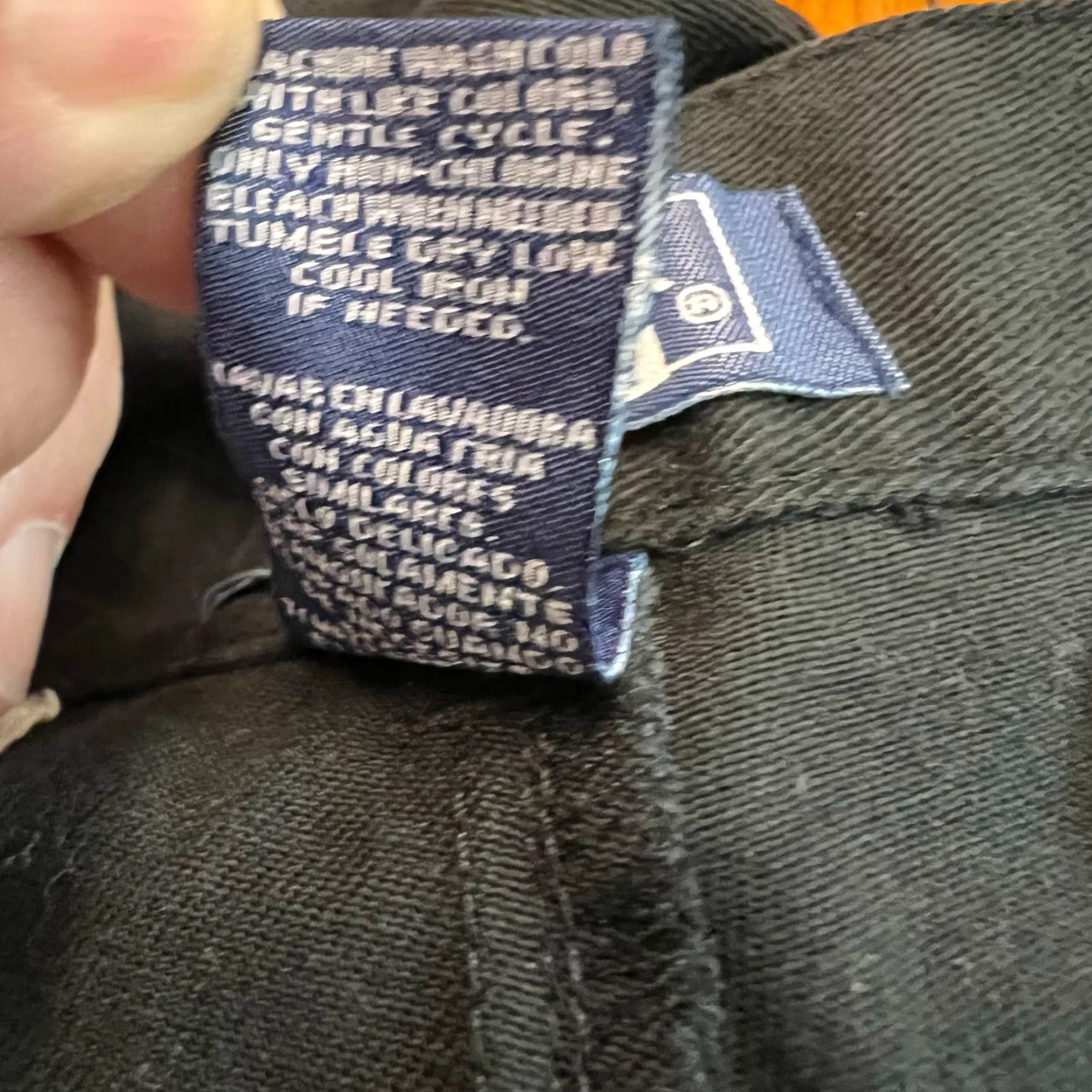Vintage Premier International Chino Pants Mens 36X30 Black Size US 36 / EU 52 - 6 Thumbnail