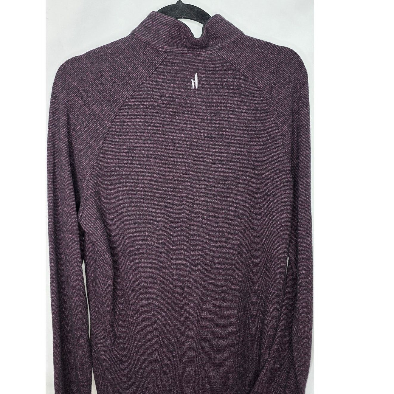 Other Johnnie O Heathered Black & Purple Pull Over Golf Shirt Size US M / EU 48-50 / 2 - 13 Thumbnail