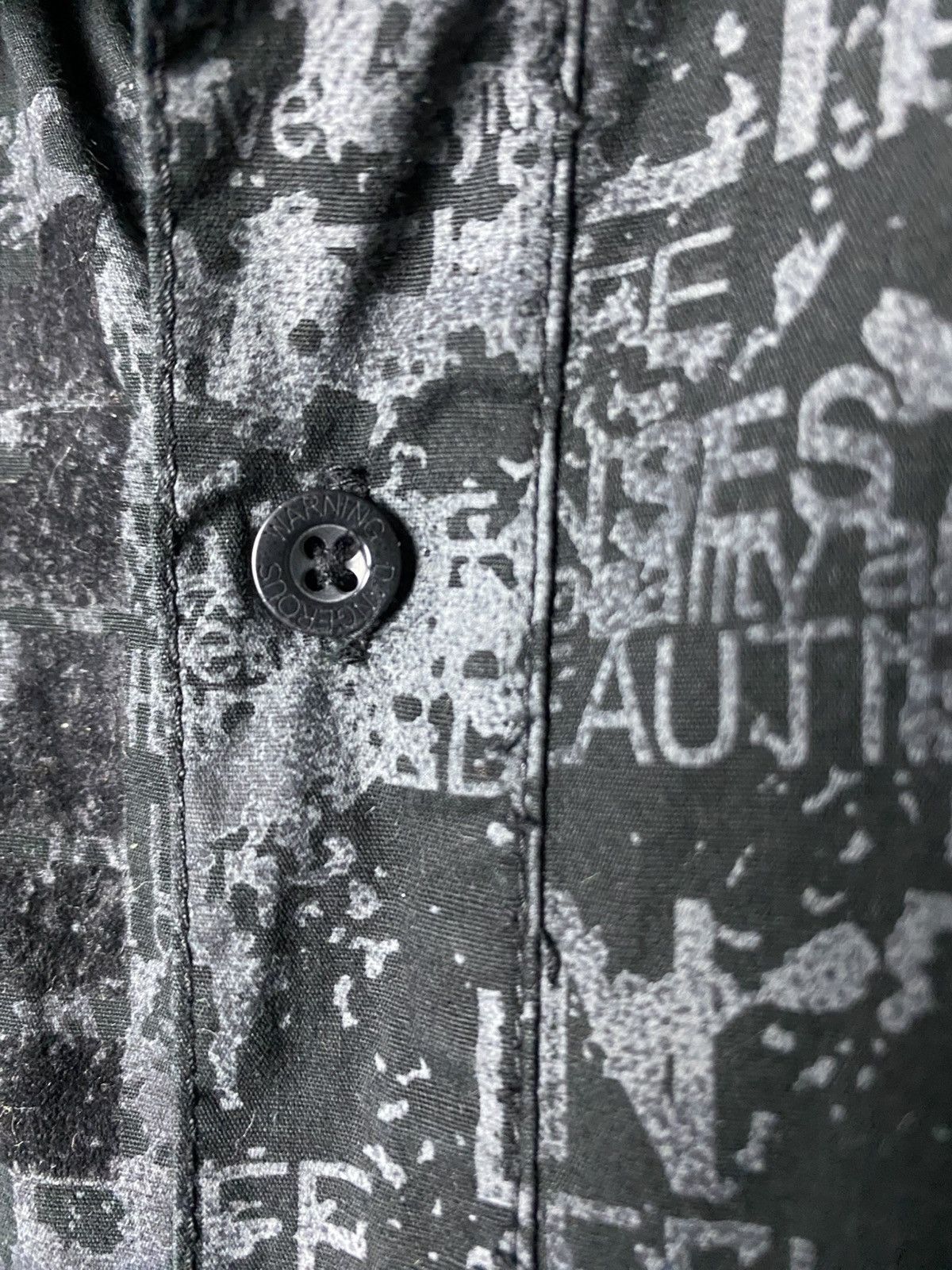 Designer × Japanese Brand Dangerous Warning PUNKS GANCHELL Size US L / EU 52-54 / 3 - 5 Thumbnail
