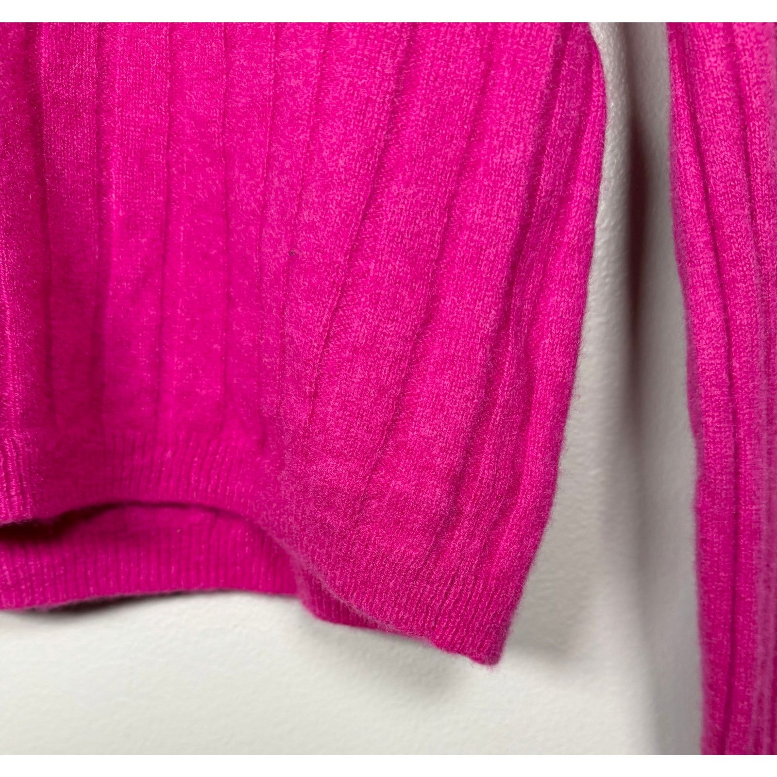 NAADAM NWOT Naadam Lightweight Cashmere Ribbed Cropped Sweater S Size S / US 4 / IT 40 - 5 Thumbnail