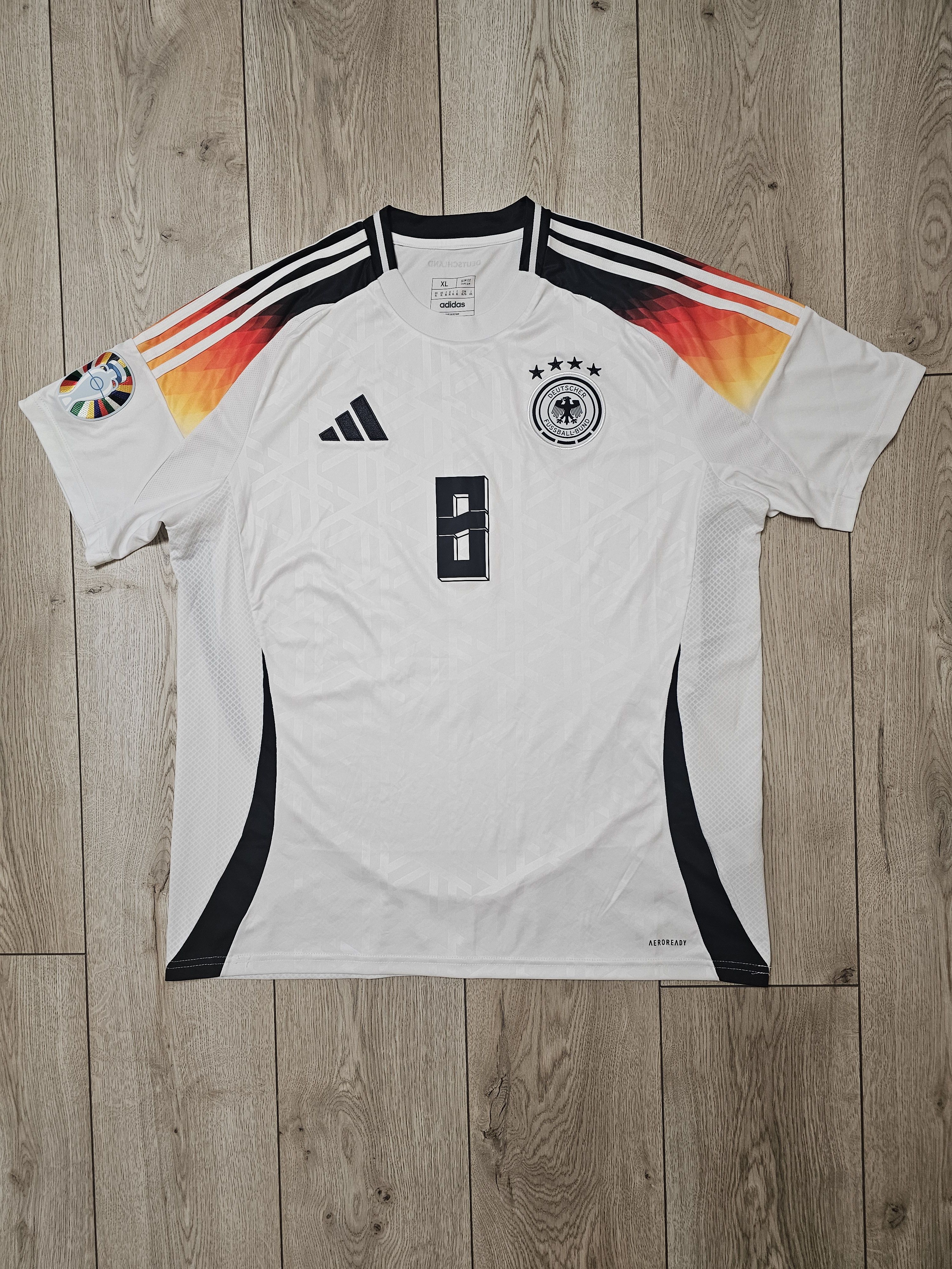 Adidas GERMANY 2024 HOME EURO KROOS FOOTBALL SHIRT SOCCER JERSEY Size US XL / EU 56 / 4 - 2 Thumbnail