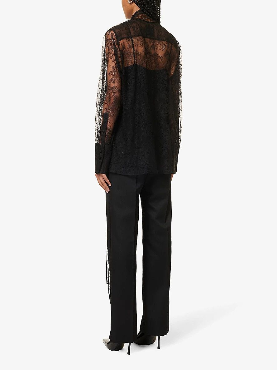 Givenchy o1y0925 Blouse in Black Size XS / US 0-2 / IT 36-38 - 4 Thumbnail