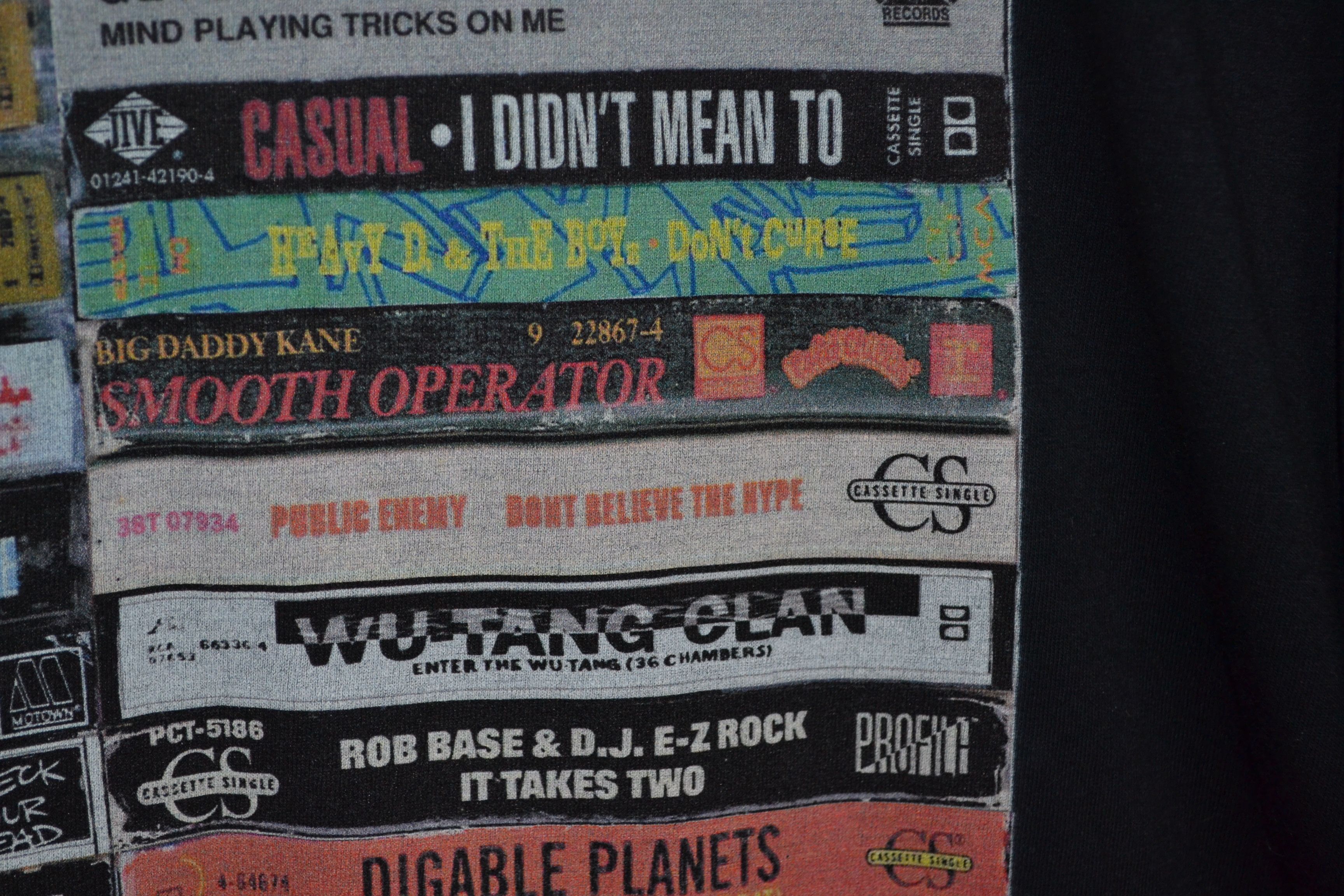 Band Tees 90's West Coast Hip Hop Tape Shirt Mens XL Black Size US XL / EU 56 / 4 - 5 Thumbnail