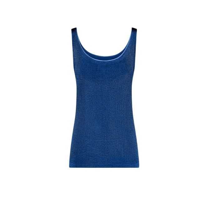 Wolford NWT Wolford Jamaika Top Sleeveless Sodalite Blue Size S Size S / US 4 / IT 40 - 1 Thumbnail