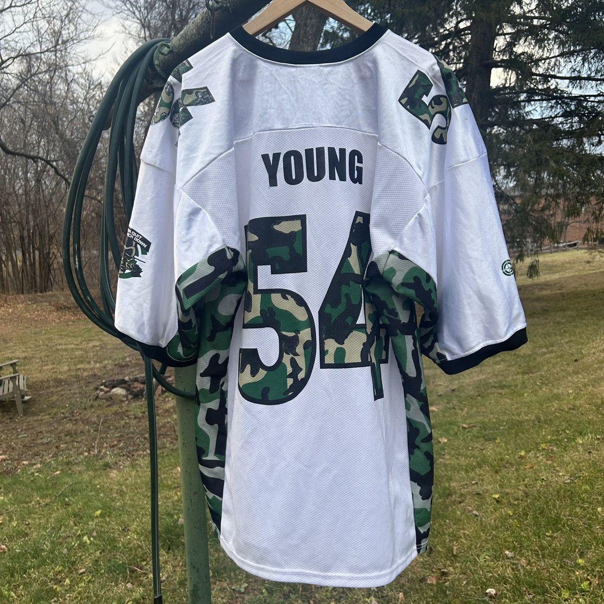 WWE John Cena Chain Gang WWE / WWF Camo Jersey Mens XL 2004 Size US XL / EU 56 / 4 - 4 Thumbnail