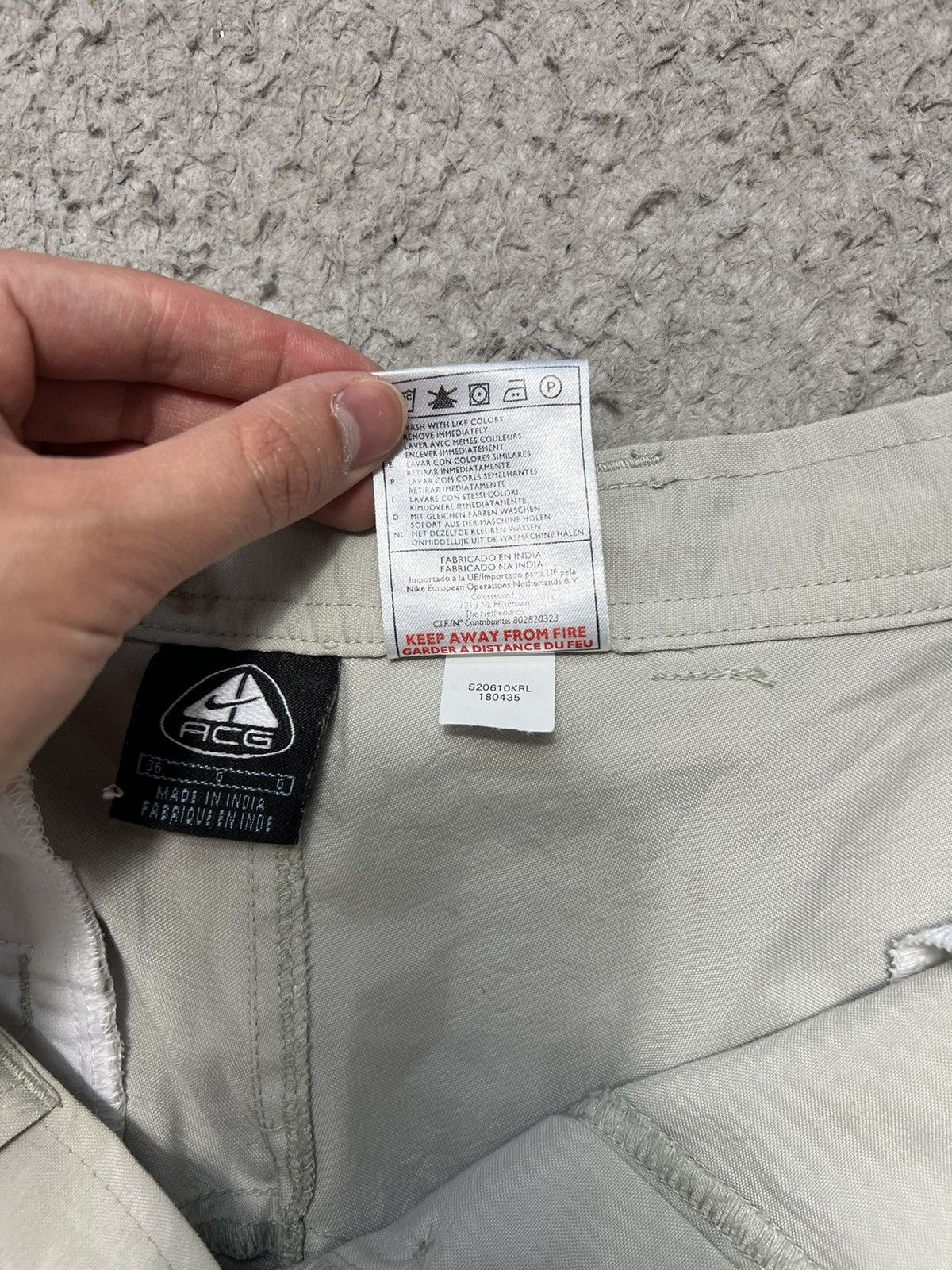 Nike ACG Cargo Shorts Nike ACG Small Logo Vintage Size US 36 / EU 52 - 5 Thumbnail