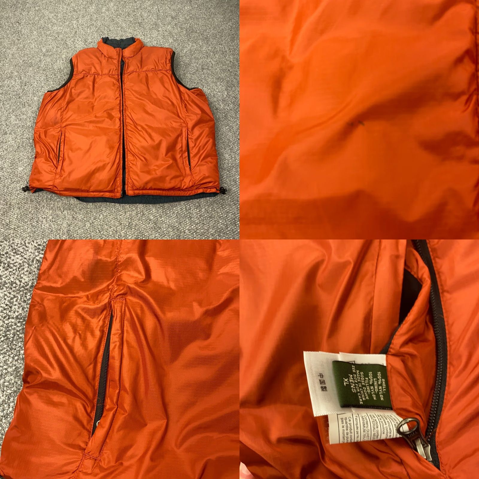 Eddie Bauer EDDIE BAUER Puffer Vest Mens XL Gray Reversible Down Full Zip Outdoor Winter Sports Size US XL / EU 56 / 4 - 8 Thumbnail