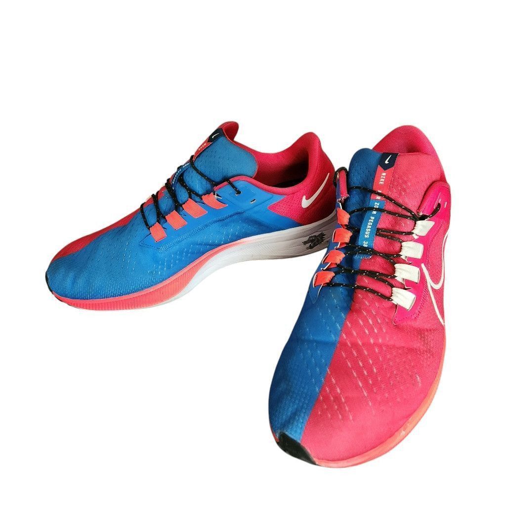Nike Men's Nike Running Shoes, Size US 13, Blue/Red Size US 12 / IT 42 - 1 Thumbnail