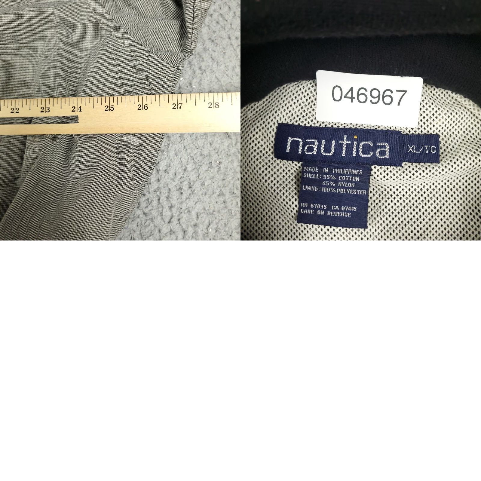 Nautica Nautica Jacket Mens Size XL Gray 1/4 Zip Up Pullover Windbreaker Stained Size US XL / EU 56 / 4 - 8 Thumbnail