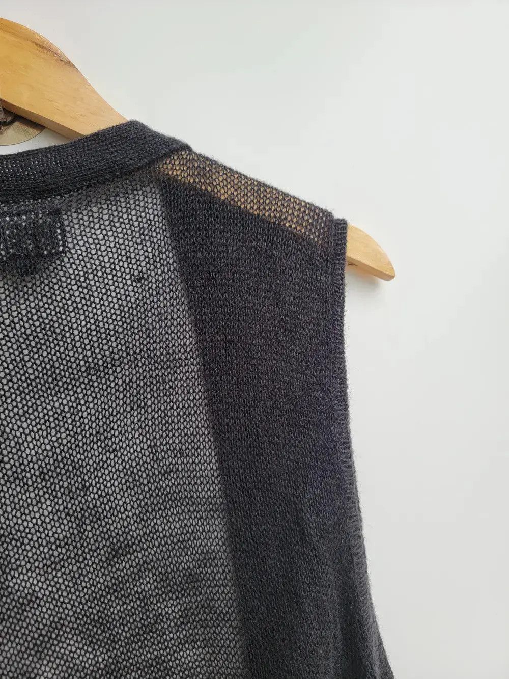 Vintage Vtg PPFM Archival Grunge Distressed Mesh Fringe Vest Size L / US 10 / IT 46 - 3 Thumbnail