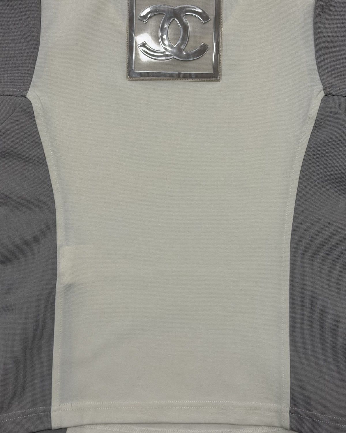 Chanel CHANEL Sport 2001 CC Logo Patch Technical Short Sleeve Top Size S / US 4 / IT 40 - 4 Thumbnail