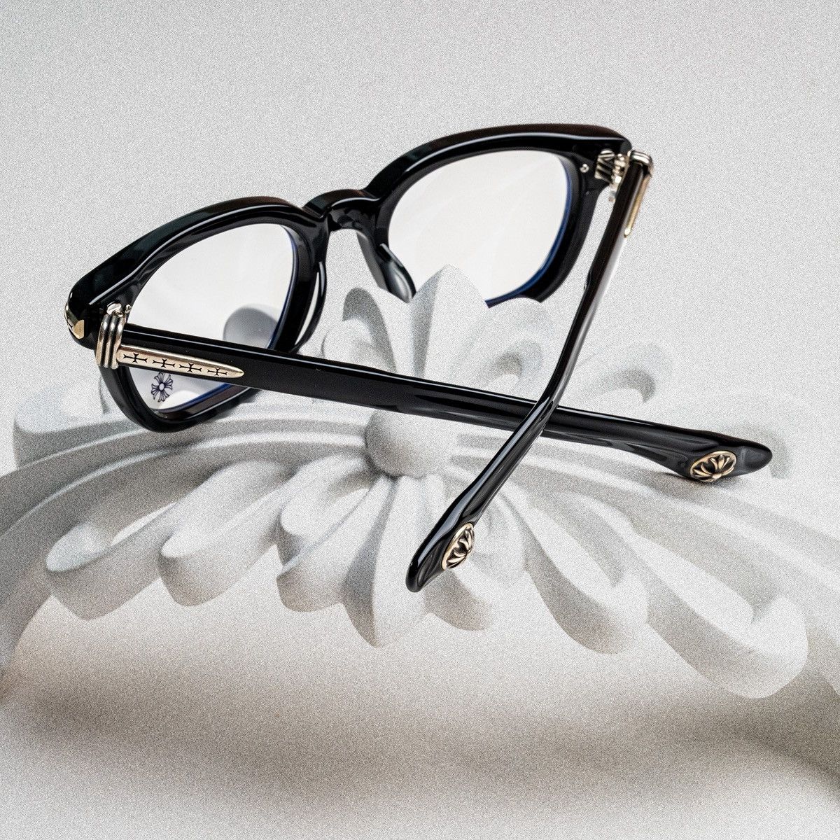 Chrome Hearts CHROME HEARTS DRIPPIN BLACK GLASSES Size ONE SIZE - 7 Thumbnail