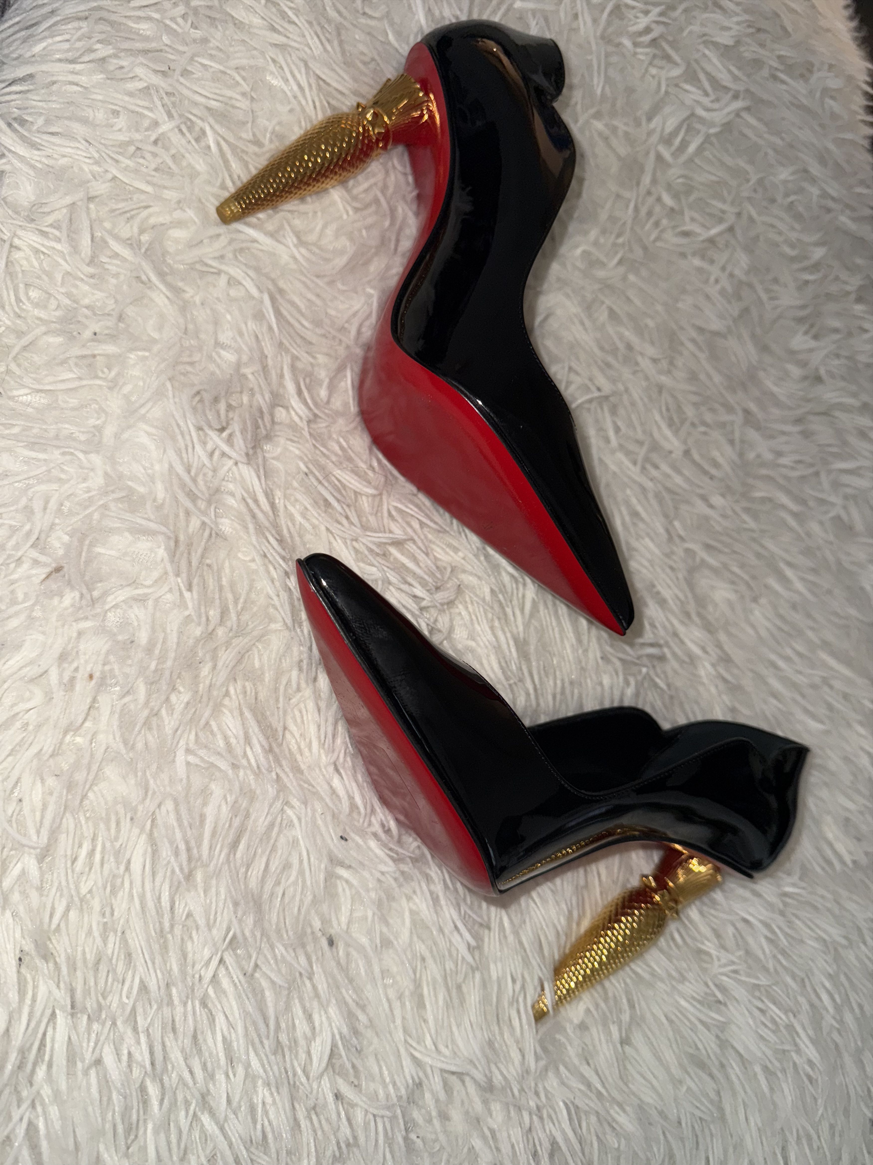 Christian Louboutin Lipchick Pumps Size US 7 / IT 37 - 4 Thumbnail