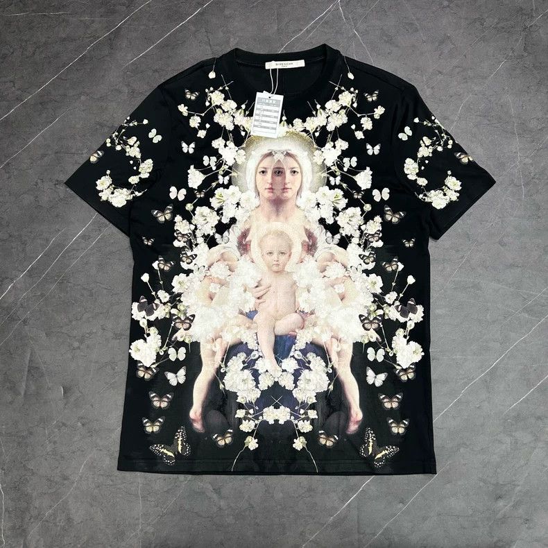 Givenchy Givenchy GVC Virgin Mary Full-Star Short-Sleeve Size US S / EU 44-46 / 1 - 1 Thumbnail