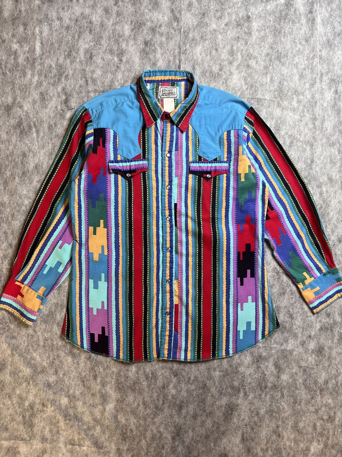 Vintage H bar C California Ranchwear Vintage Shirt Made in USA Size US L / EU 52-54 / 3 - 1 Thumbnail