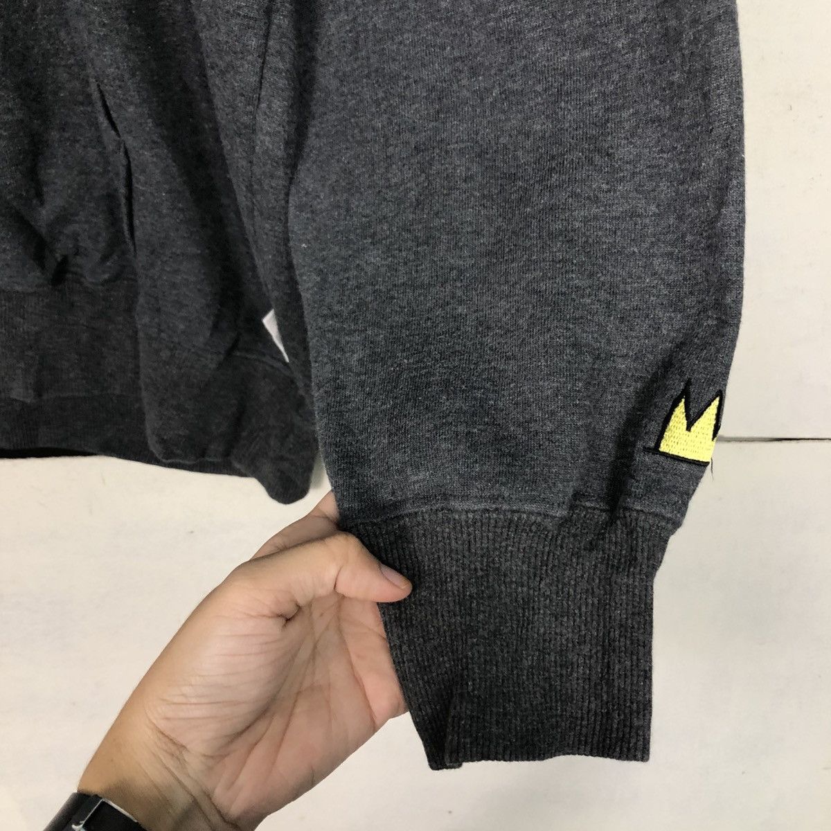 Jean-Michel Basquiat 📌Hoodie Pull Over Jean Michel Basquats Big Logo Size US M / EU 48-50 / 2 - 16 Thumbnail