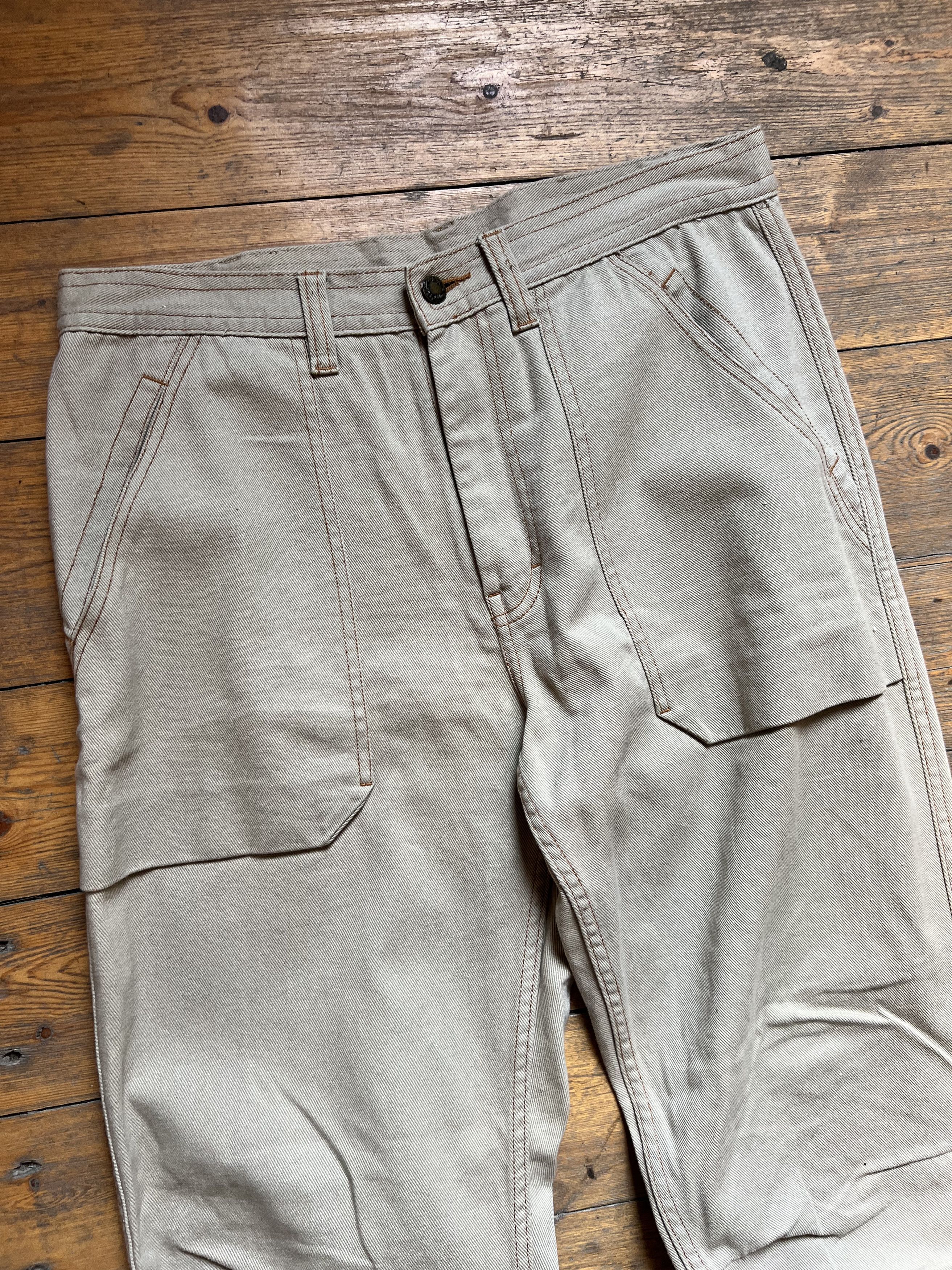 Carhartt Workwear Vintage 1960s Painter Cargo Canvas Pants Size US 34 / EU 50 - 6 Thumbnail