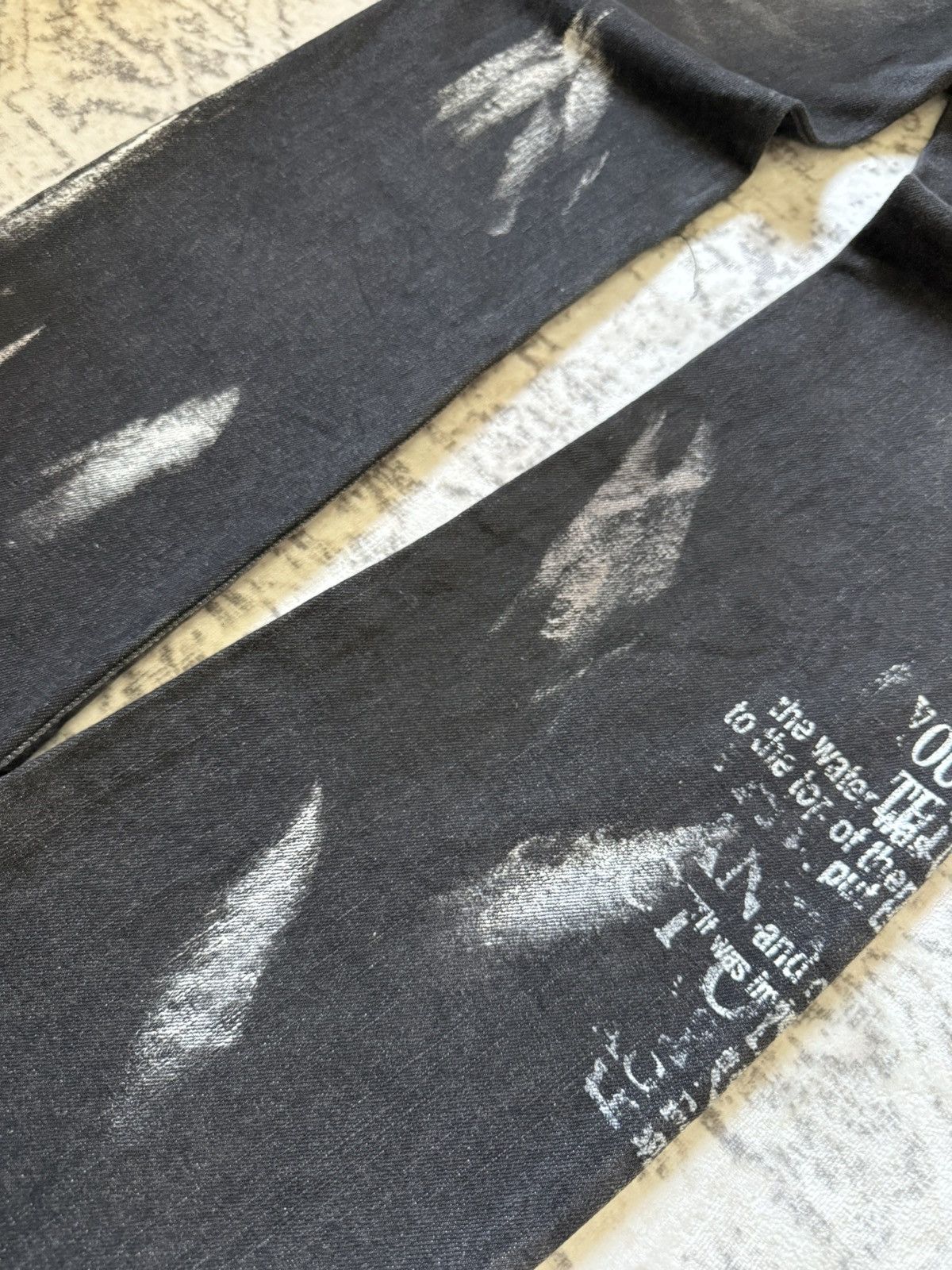 Japanese Brand Rare Bernings Sho Poems Riot Studded Flared Jeans Japan Size US 30 / EU 46 - 19 Thumbnail
