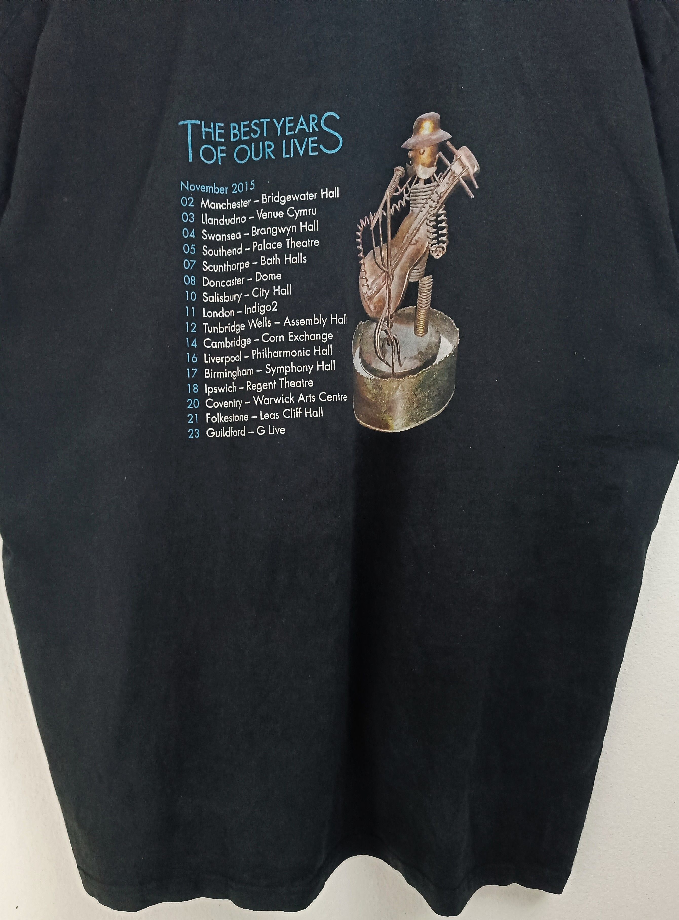 Band Tees VINTAGE 2015 STEVE HARLEY & COCKNEY REBELS TOUR iggy slade Size US XXL / EU 58 / 5 - 14 Thumbnail