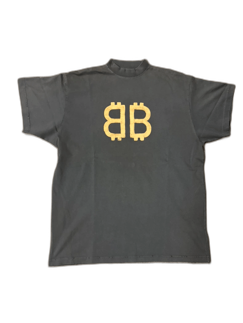 Balenciaga Balenciaga Bitcoin Short Sleeve Shirt-yf Size US M / EU 48-50 / 2 - 1 Thumbnail
