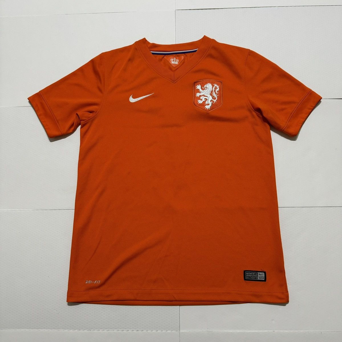 Nike Nike Netherlands National Team KNVB 2014 Men Football Jersey Size US XS / EU 42 / 0 - 1 Thumbnail