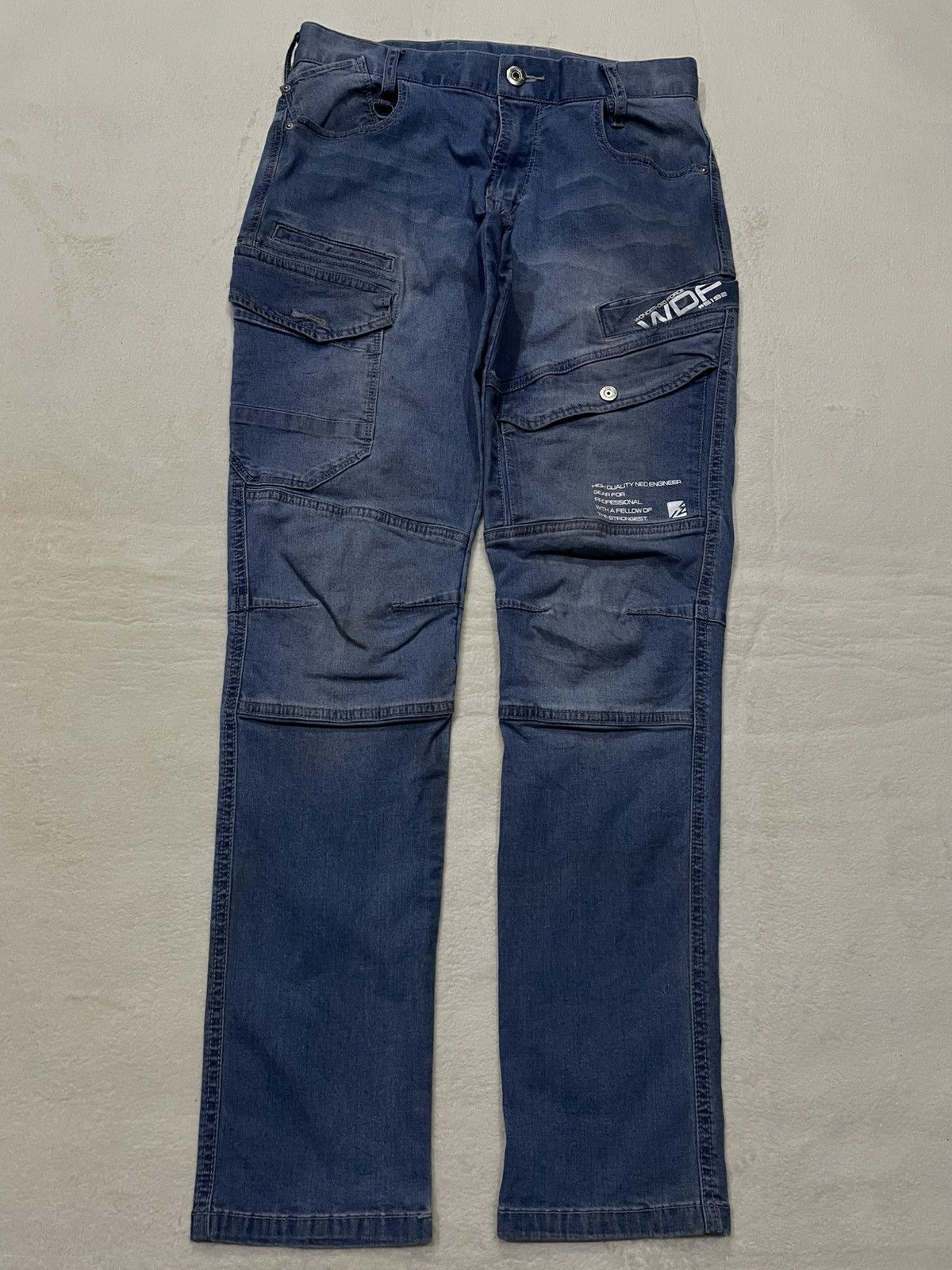 Vintage Vintage Japanese Brand Riped Mudwash Denim Size US 32 / EU 48 - 1 Thumbnail
