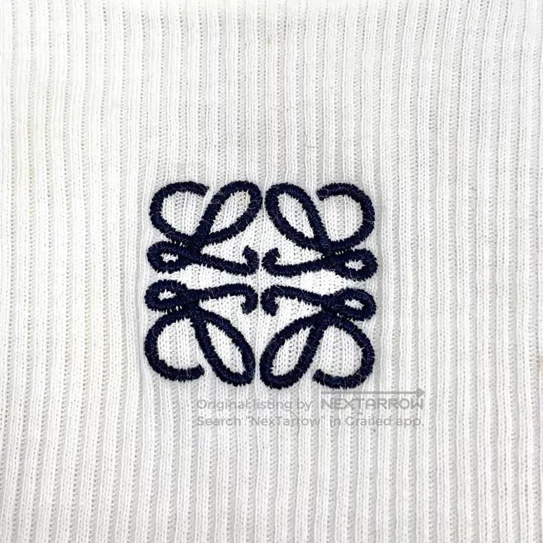 Loewe Loewe White logo embroidered cotton crew-neck sleeveless k Size L / US 10 / IT 46 - 5 Thumbnail