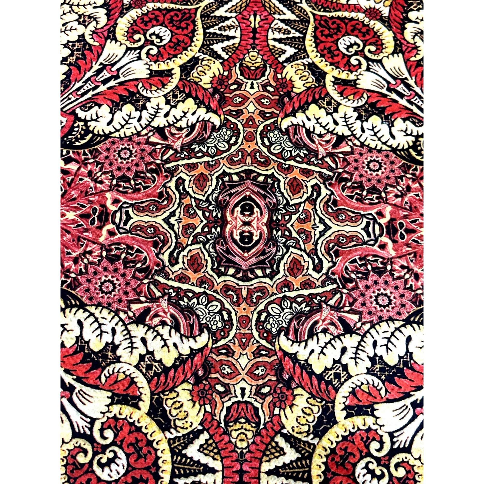 Other CCC Bohemian Paisley Print Sleeveless Blouse With Lace Trim Size M / US 6-8 / IT 42-44 - 6 Thumbnail