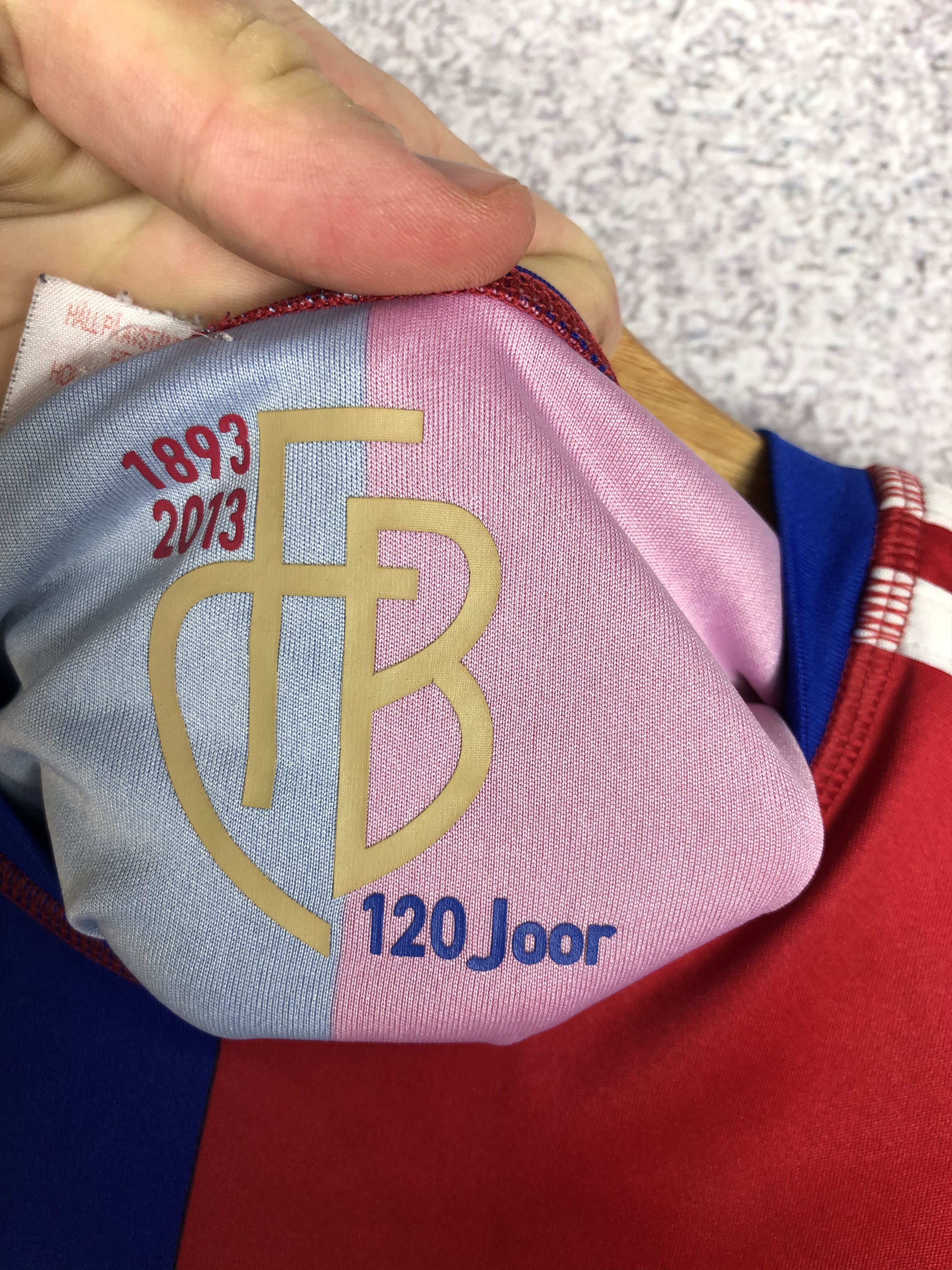 Vintage Adidas Basel 2013 2014 Home Soccer Jersey Football Shirt Size US S / EU 44-46 / 1 - 8 Thumbnail