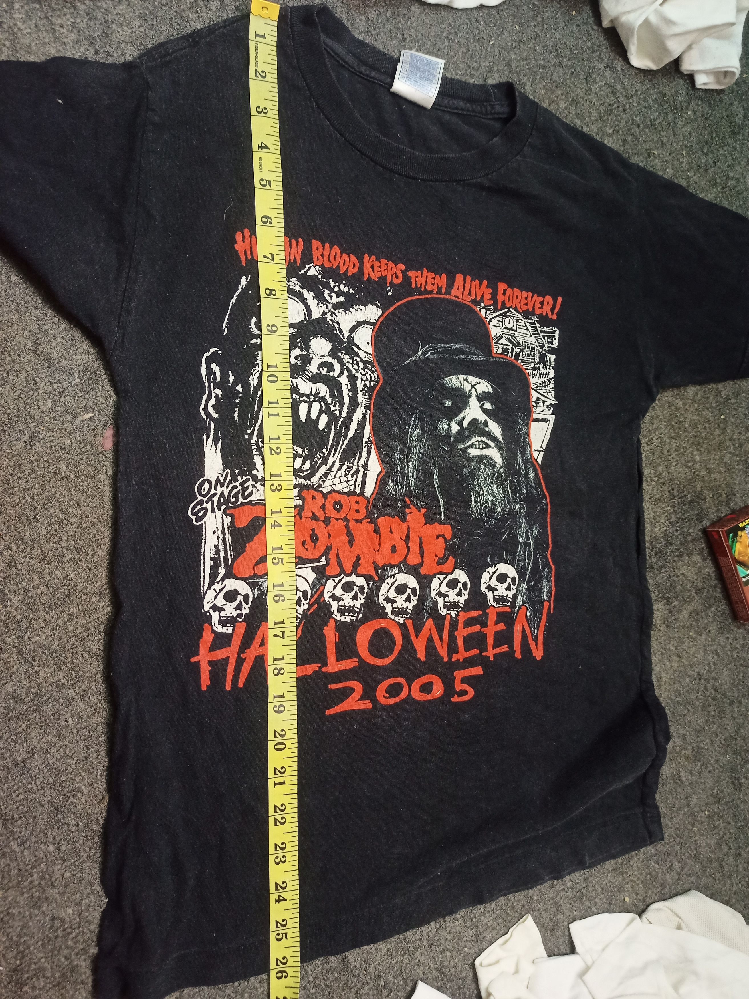 Band Tees × Vintage Vintage 00s Rob Zombie Halloween 2005 Size US S / EU 44-46 / 1 - 4 Thumbnail