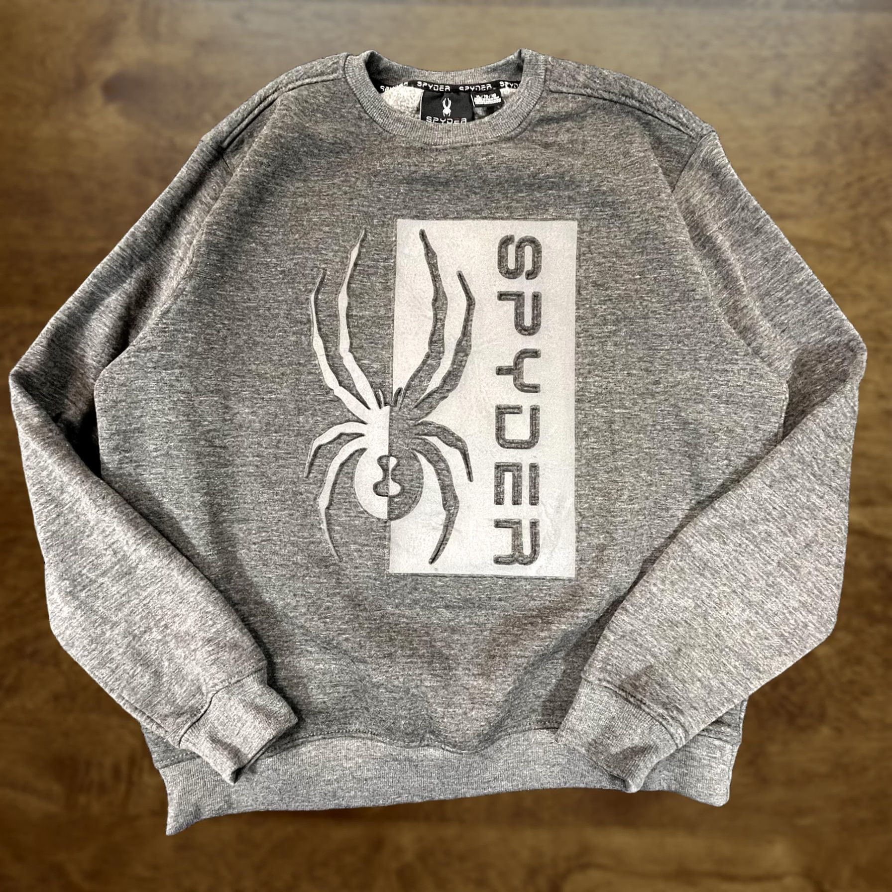 Spyder Spyder Sweatshirt Mens XL Gray Pullover Crewneck Logo Spider Colorado Outdoor Graphic Print All Seasons Size US XL / EU 56 / 4 - 1 Thumbnail